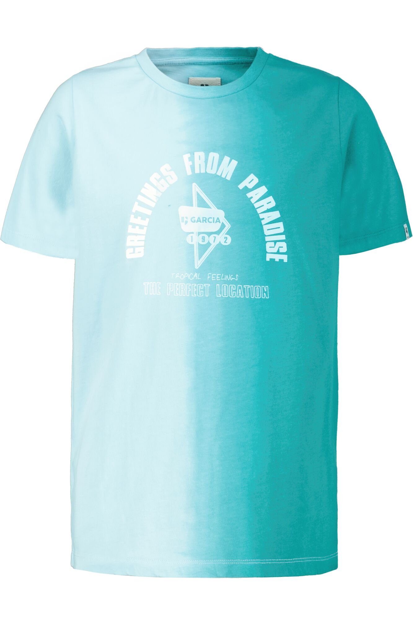 Garcia T-Shirt mit Farbverlauf ocean