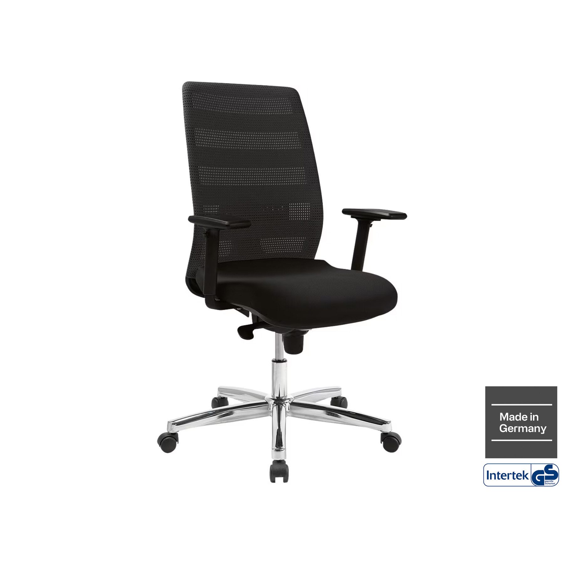 TOPSTAR Bürostuhl TOPSTAR Bürostuhl Air Point II schwarz inkl. Armlehnen
