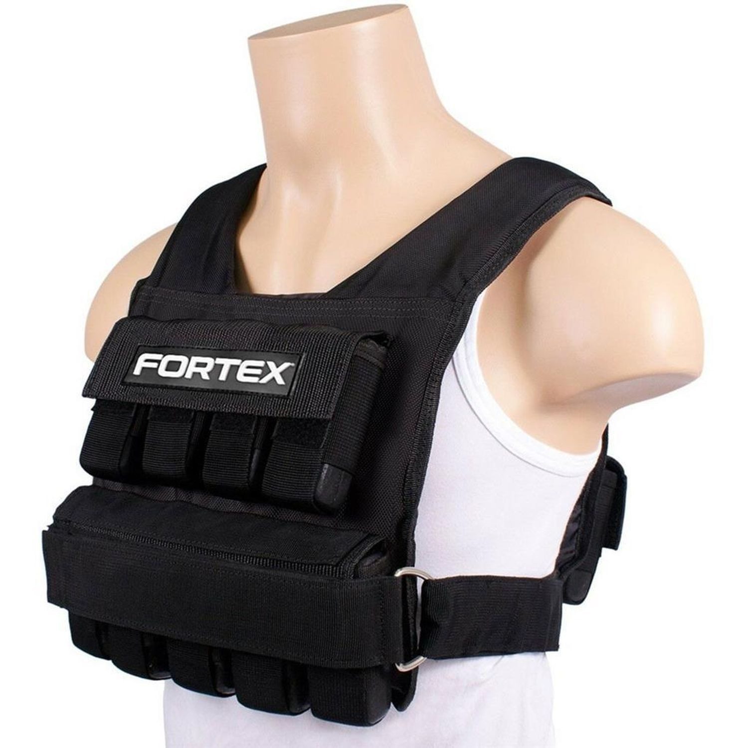 Sport-Tec Gewichtsweste 10 Kg – Trainingsweste Mit 38 Gewichtssäckchen Für Mehr Power