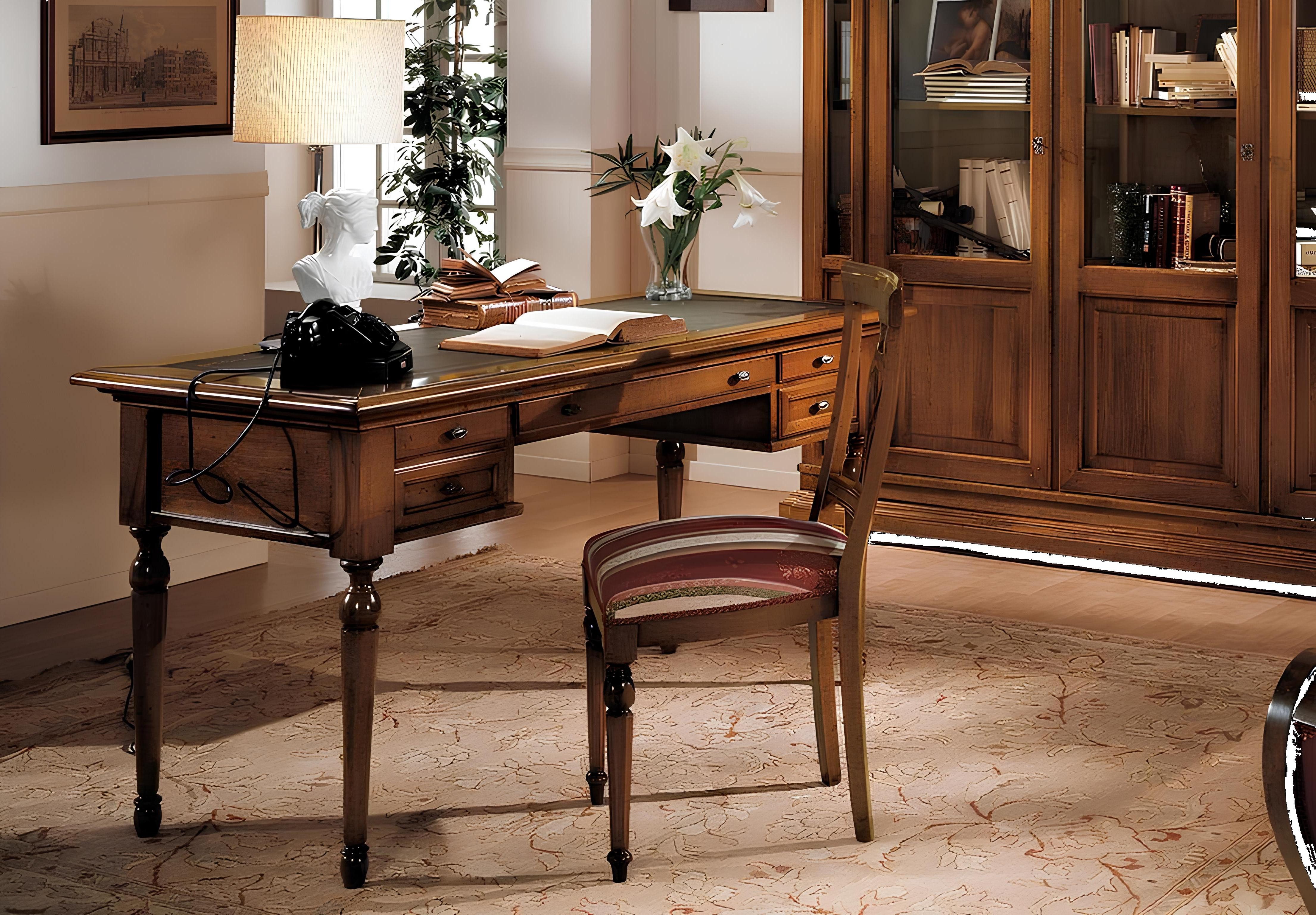 Xlmoebel Schreibtisch Italienischer Holz Schreibtisch-Sekretär mit elegantem Design (Schreibtisch, Schreibtisch), Hergestellt in Europa