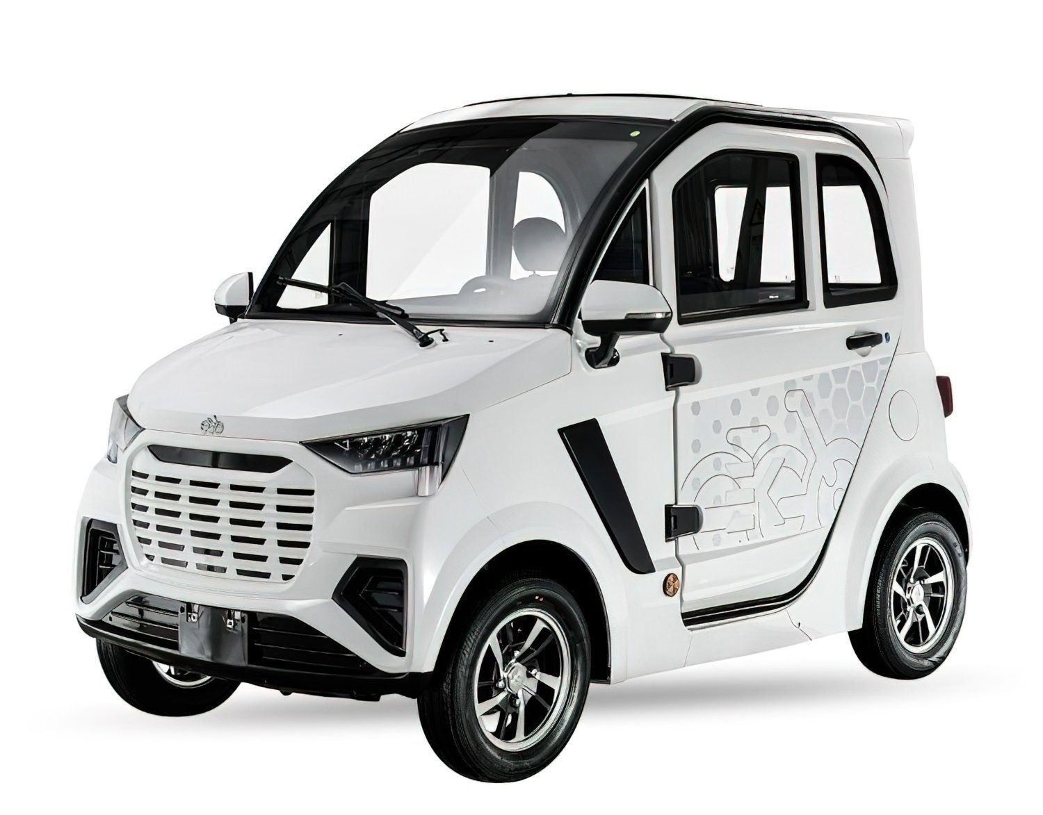 Geco Automobile E-Motorroller E-GO! eK4 4kW Elektroauto mit Straßenzulassung 45km/h, 45 km/h