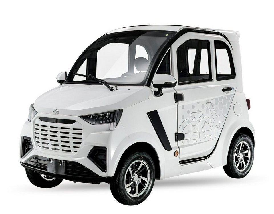 Geco Automobile E-Motorroller, 45 km/h, 60V 60Ah - 3,6 kW/h Ultra Batterien