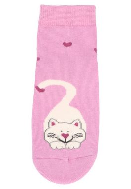 Sterntaler® ABS-Socken Fliesen Flitzer AIR Katze