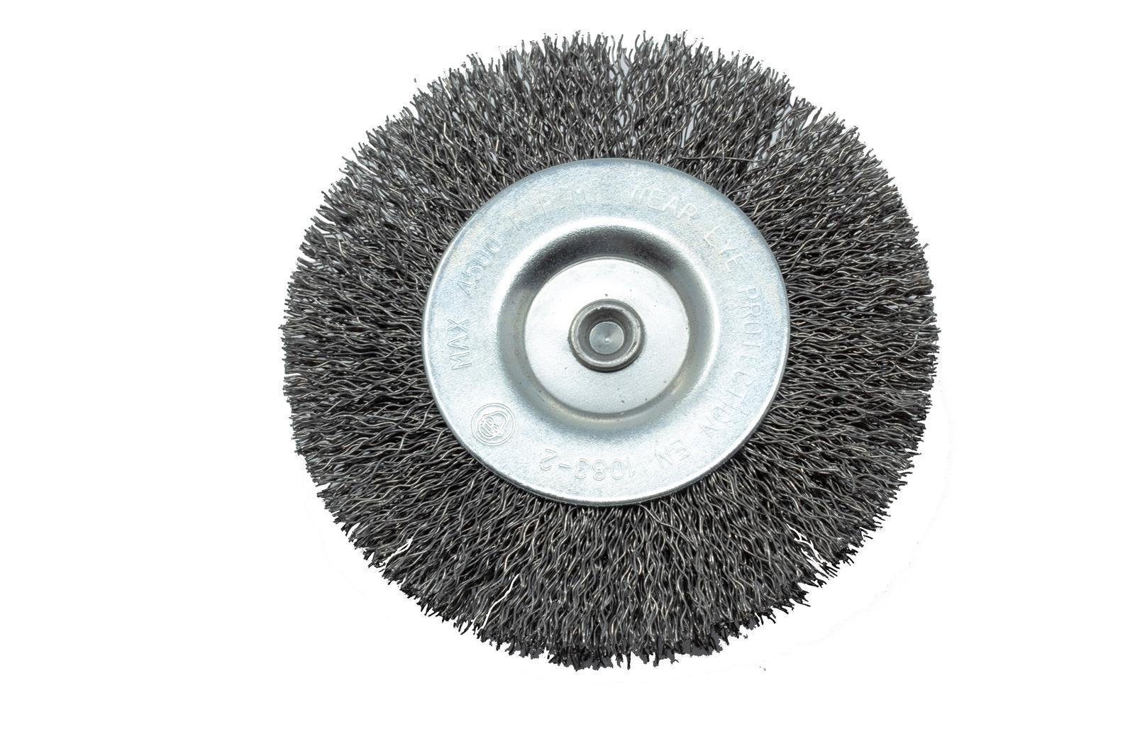 Grizzly Tools Fugenbürste Ersatzfugenbürste Metall 10 cm, für Akku Reinigungsbürste ARB 2040-2S, (4 Stück)