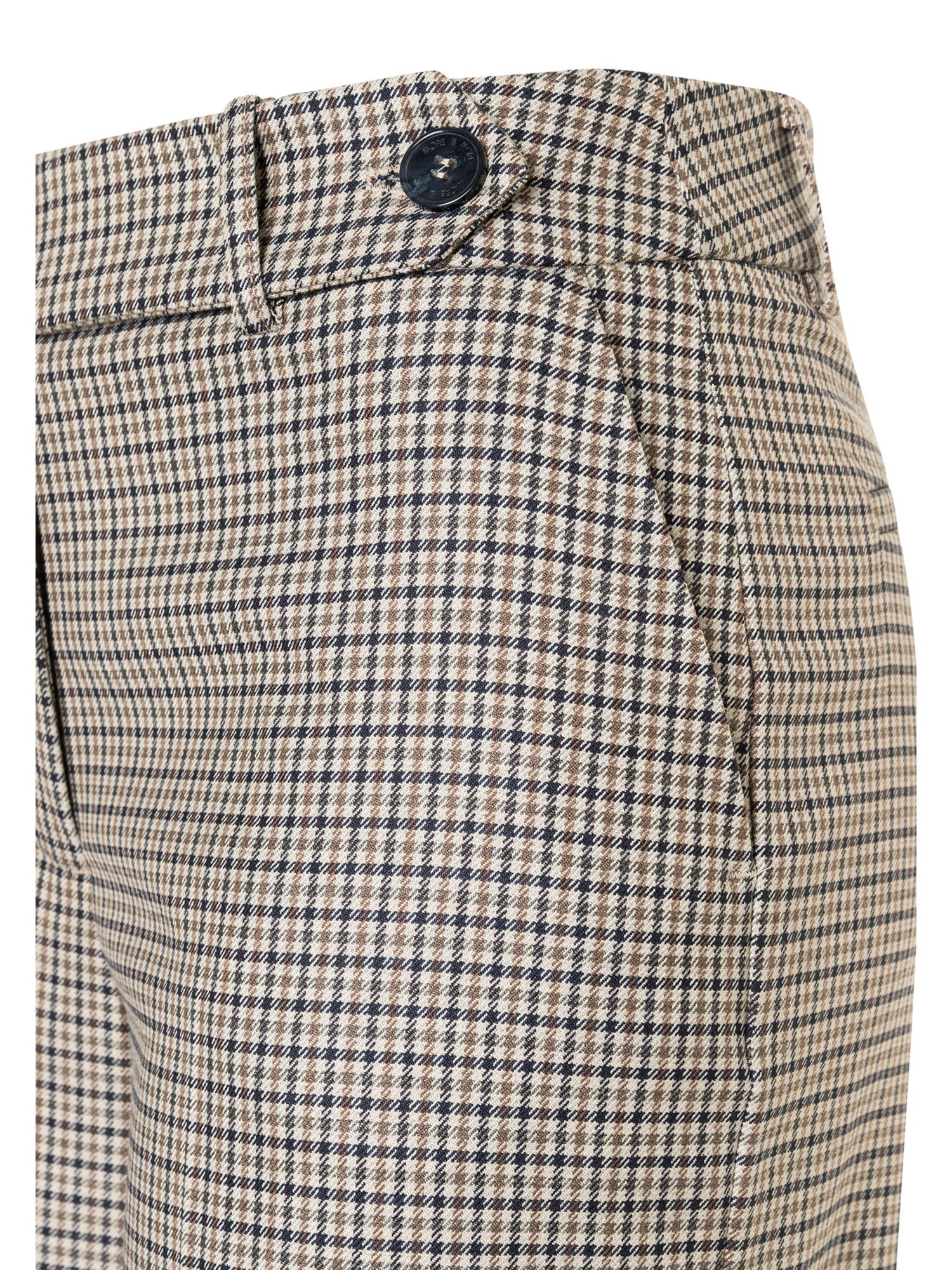 MORE&MORE Stoffhose Stoffstretchhose kariert