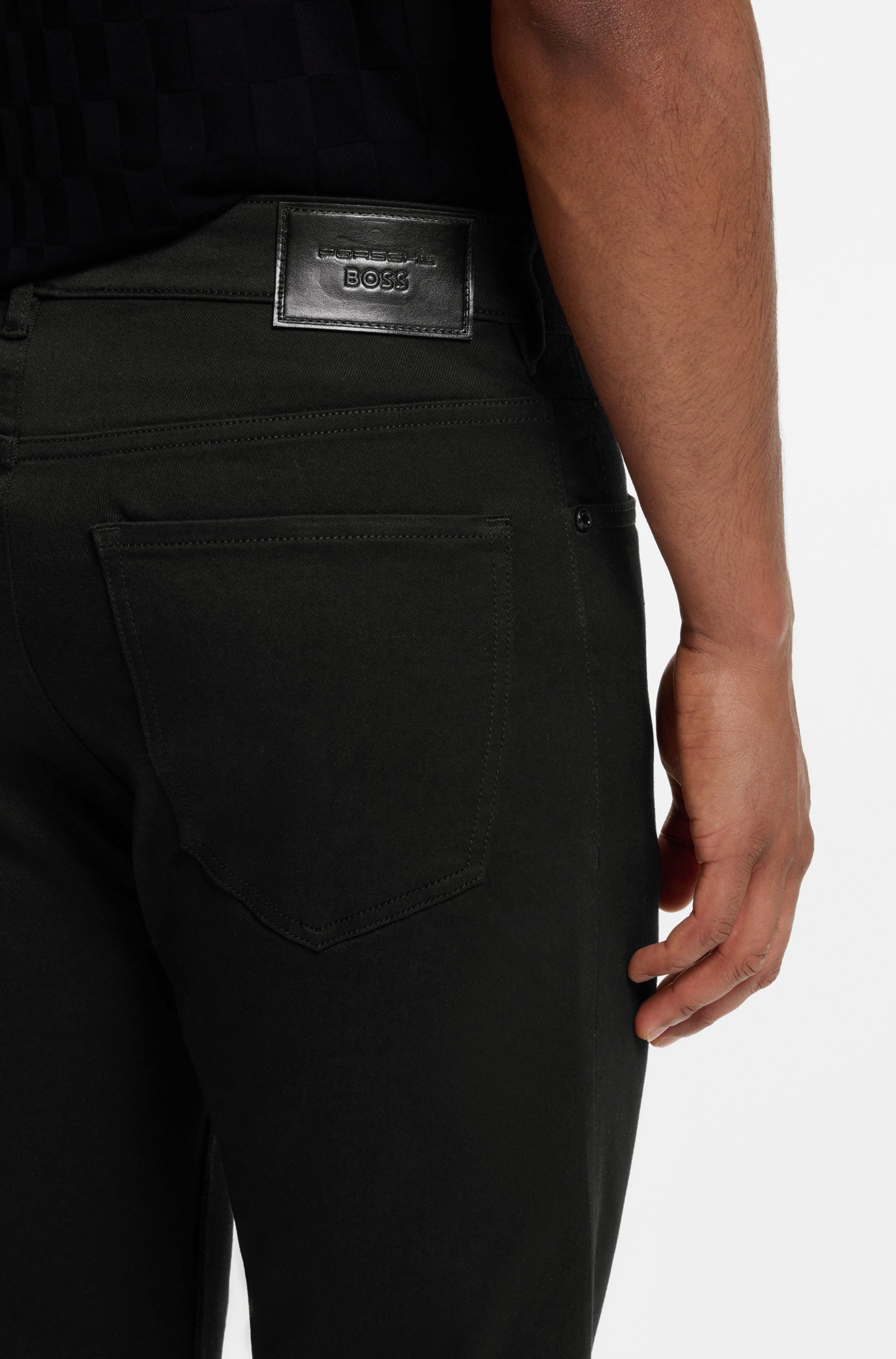 BOSS GREEN 5-Pocket-Hose Porsche Spirit 70 Capsule Collection Premium Herrenmode Limited