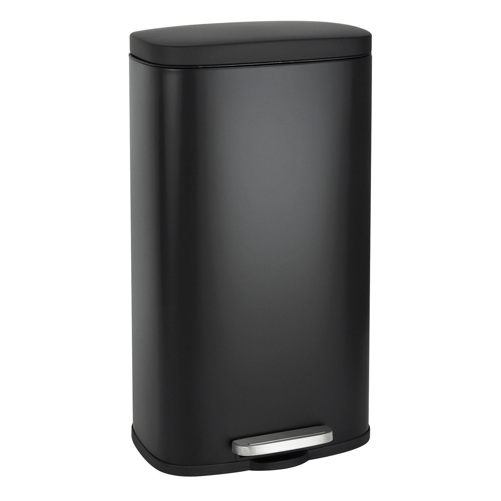 SVITA Mülleimer TQ, Fußtrittmechanismus, 30L, Inneneimer herausnehmbar, Schwarz