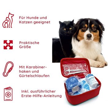 FLEXEO Erste-Hilfe-Set für Hunde & Katzen, (1 St), Notfallausrüstung für Vierbeiner, 24-teilig