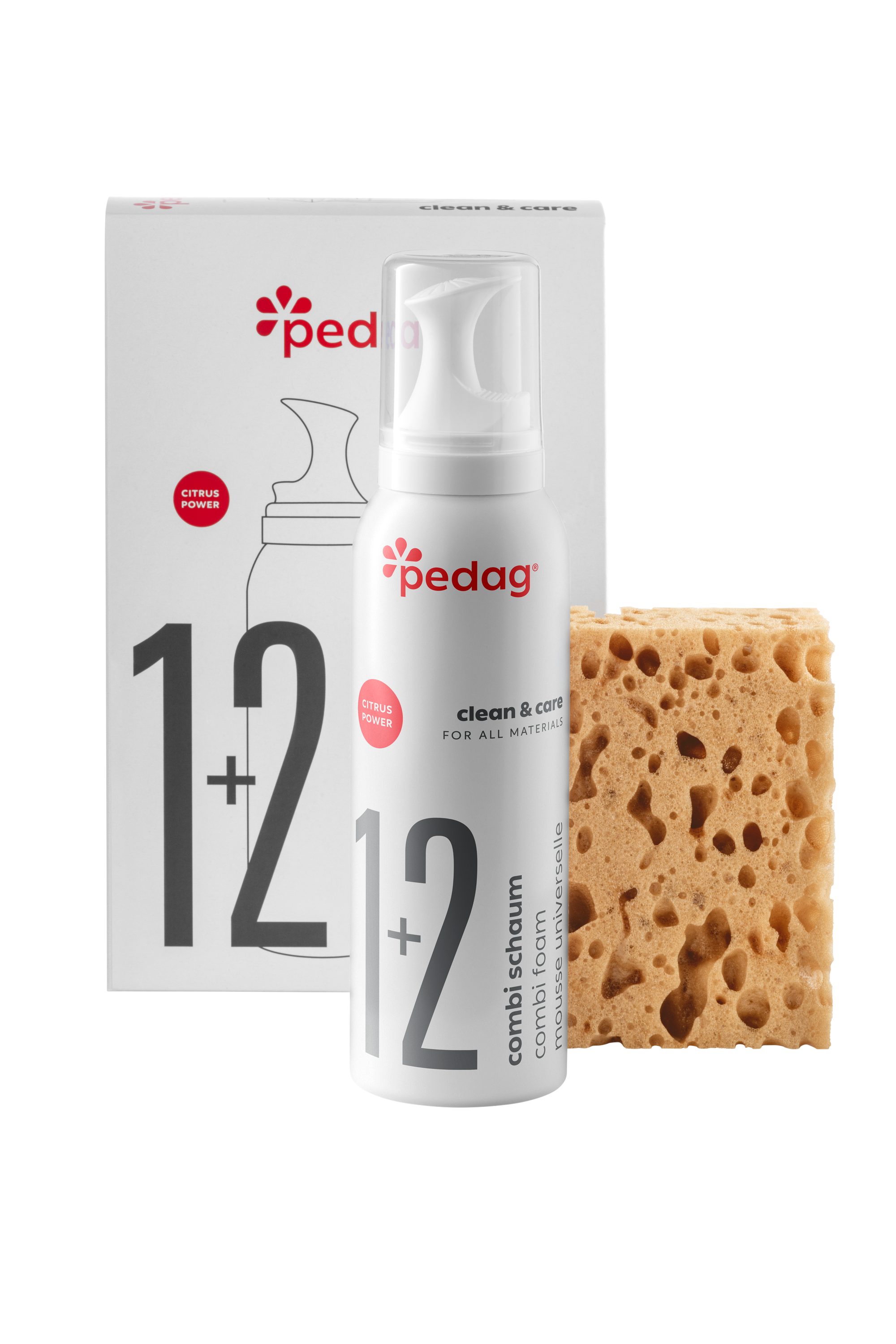 Combi Schaum Set - Leder reinigen und pflegen 125 ml Schuh-Pflegeschaum