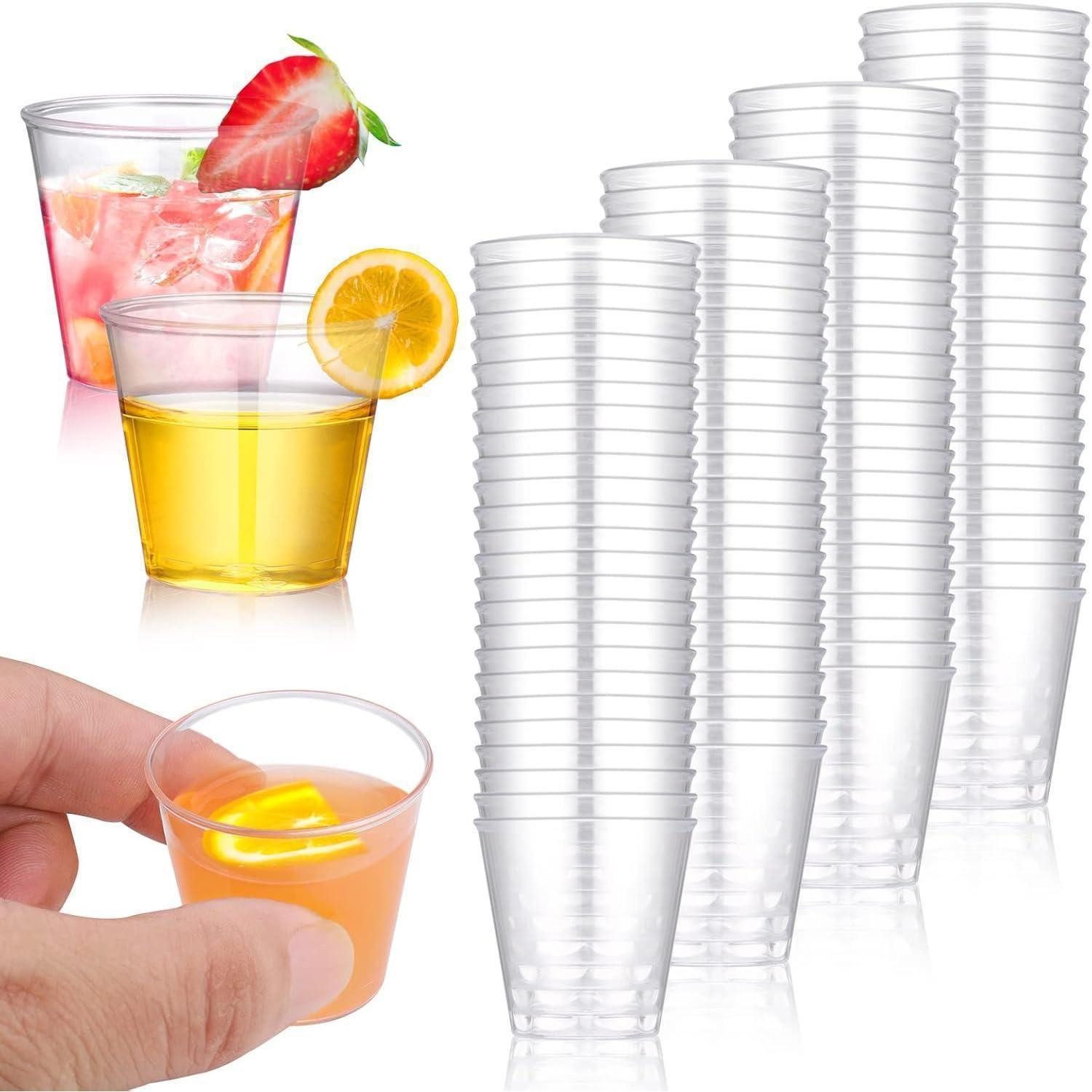 LuxusKollektion Schnapsglas 100 Stück Plastik Schnapsgläser 3cl 30ml Shotgläser PS Material