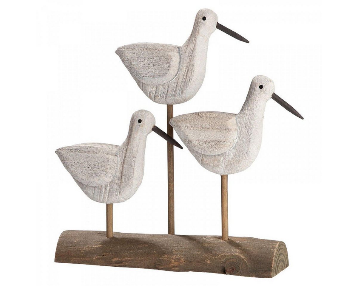 GILDE Dekoobjekt Dekorationsfigur Vögel Lokki Möwen (28cm)