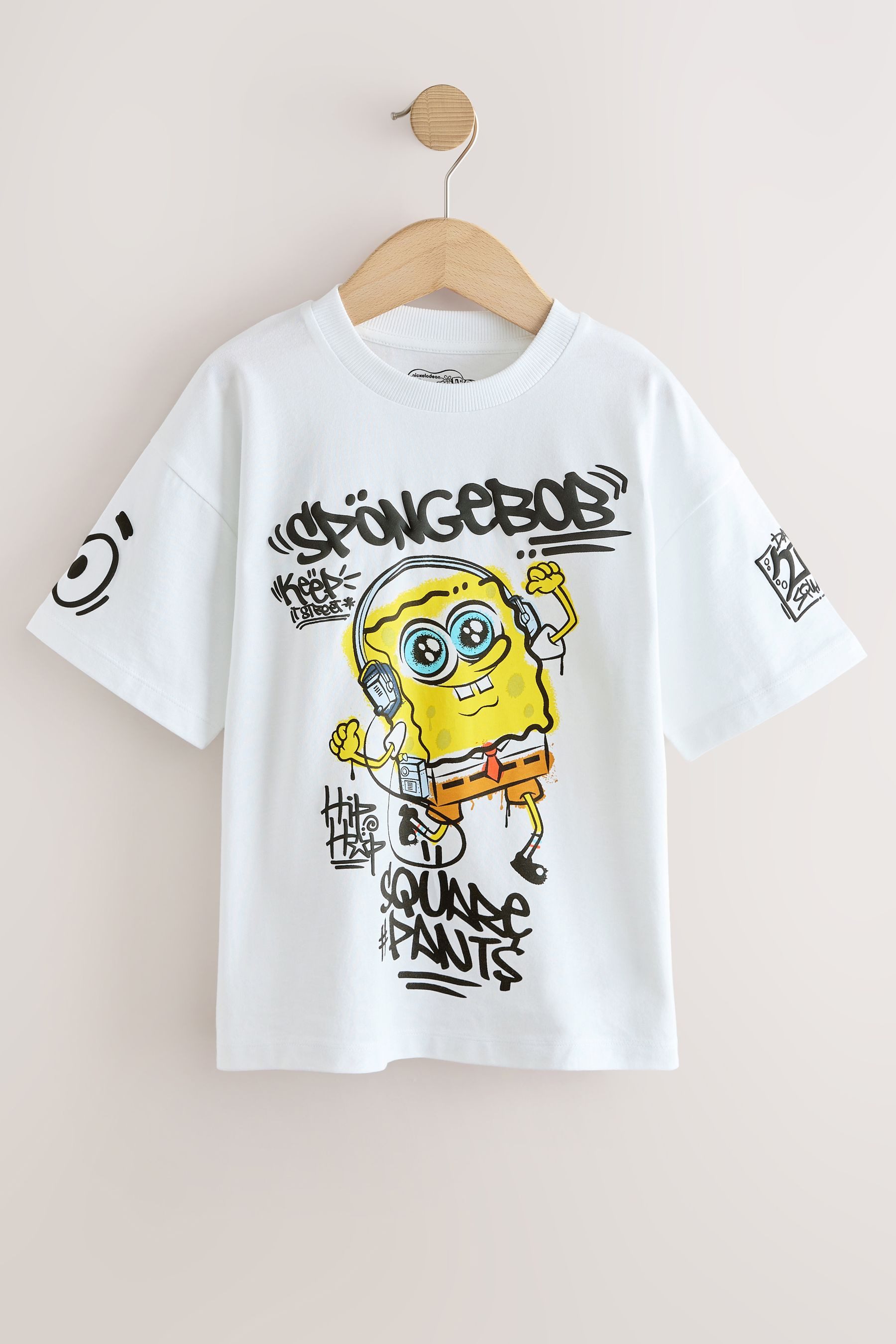 Next T-Shirt T-Shirt aus 100 % Baumwolle, Spongebob (1-tlg)