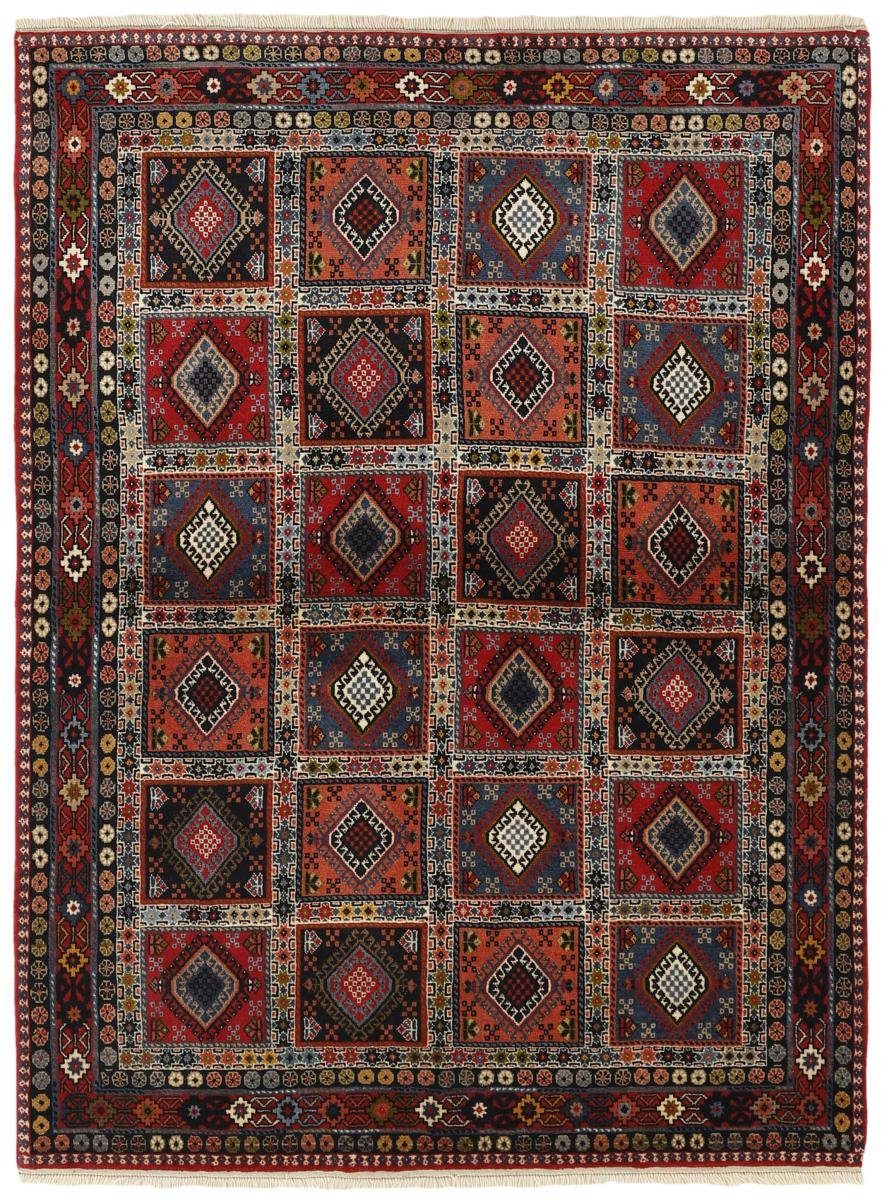 Orientteppich Yalameh 151x203 Handgeknüpfter Orientteppich / Perserteppich, Nain Trading, rechteckig, Höhe: 12 mm