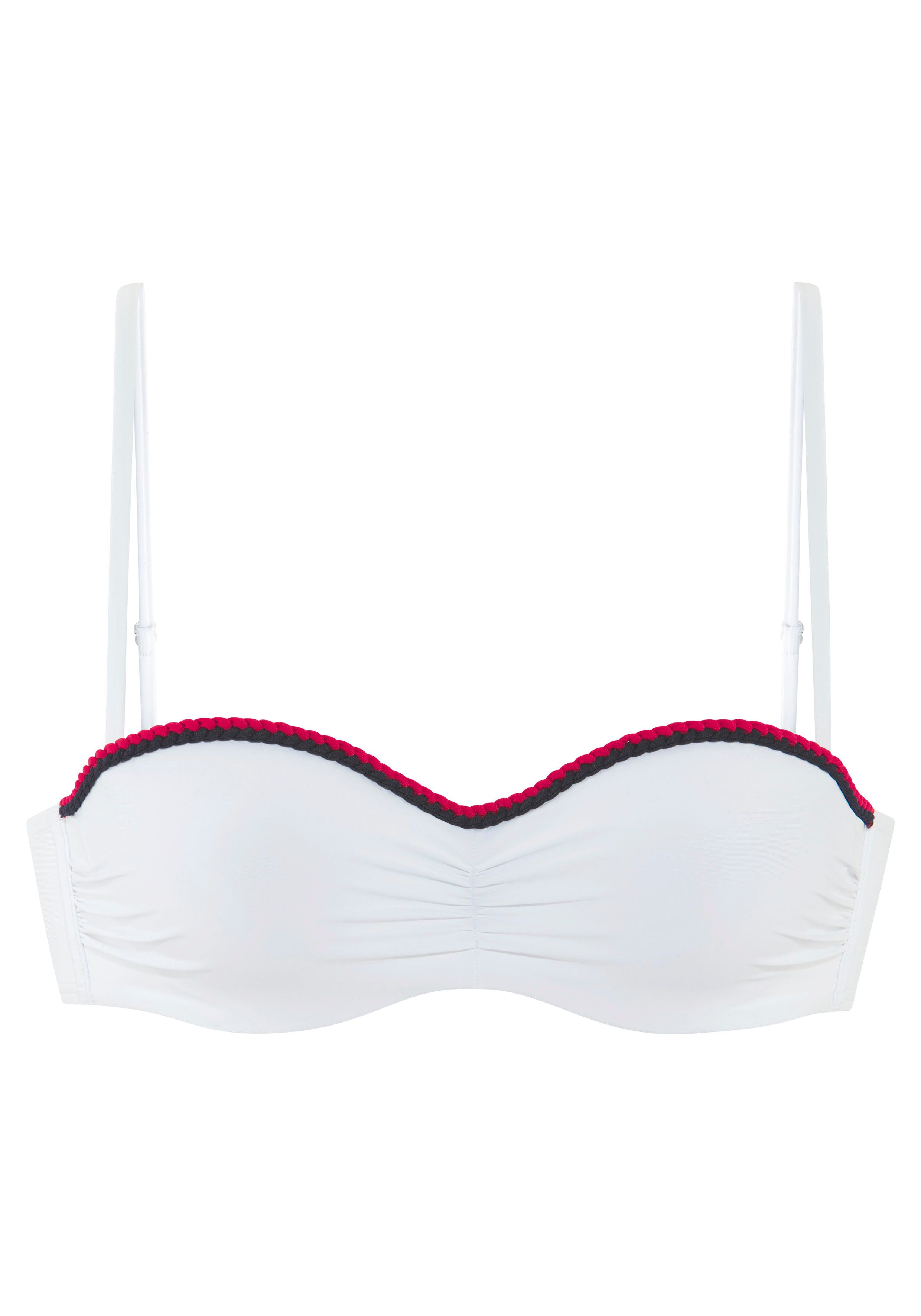 s.Oliver Bügel-Bandeau-Bikini-Top Junis, mit geflochtenen Details günstig online kaufen