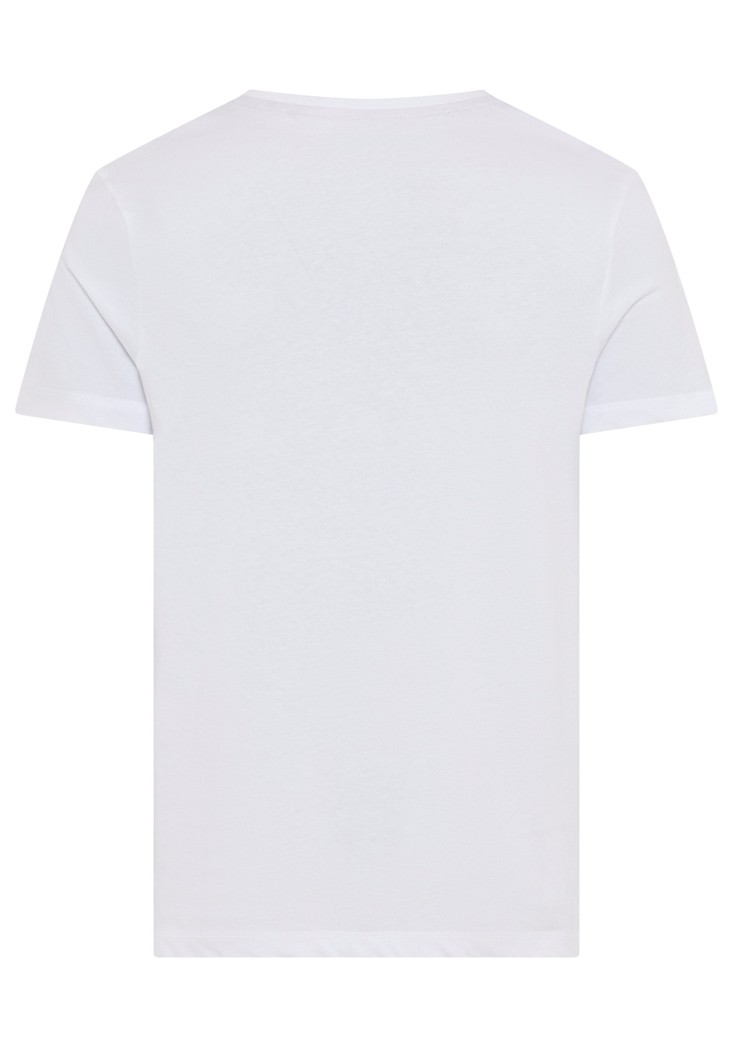 AJC T-Shirt kurzärmelig, schmal geschnitten, mit stylischem Druck