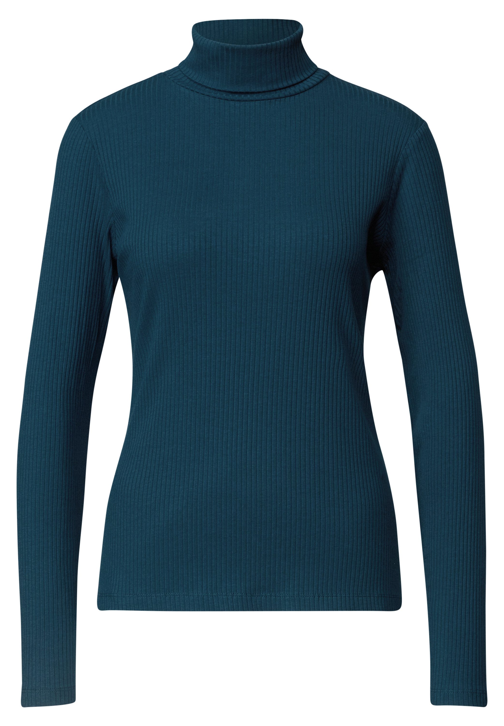 STREET ONE Langarmshirt im soften Baumwoll-Mix – Bild 4 von 5