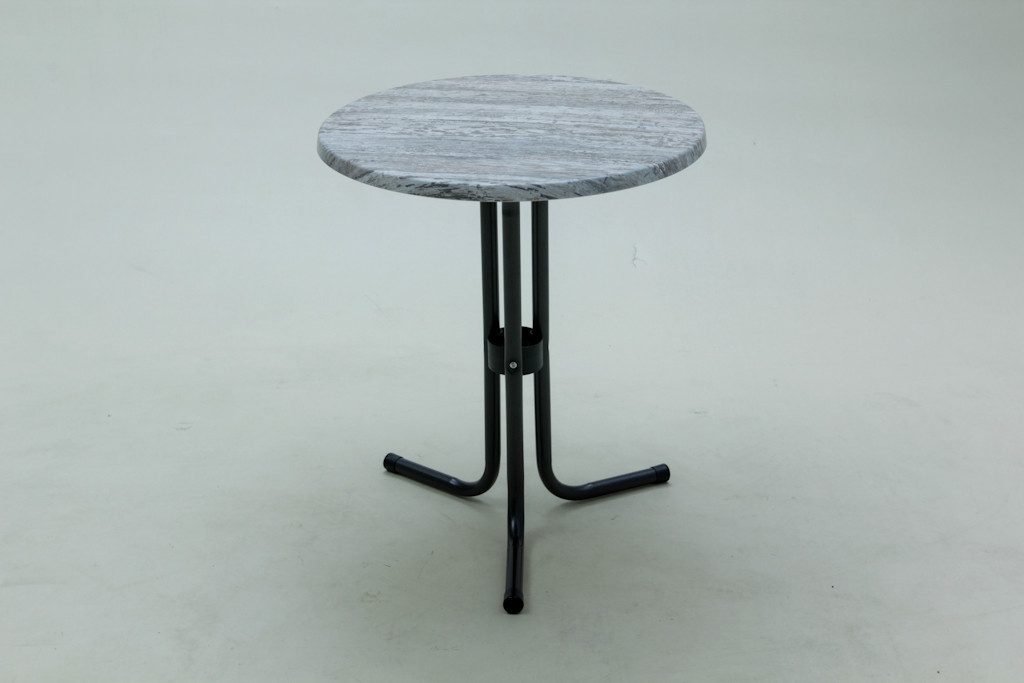 Fritz Müller Metallwarenfabrik GmbH Gartentisch 60 cm rund Montpellier Made in Germany (Spar-Set, 1 Tisch), kratzfest / wetterfest / pflegeleicht
