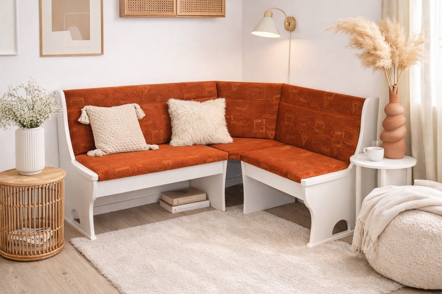 moebel-direkt-online Eckbank Truheneckbank 165x125 cm Stellmaß