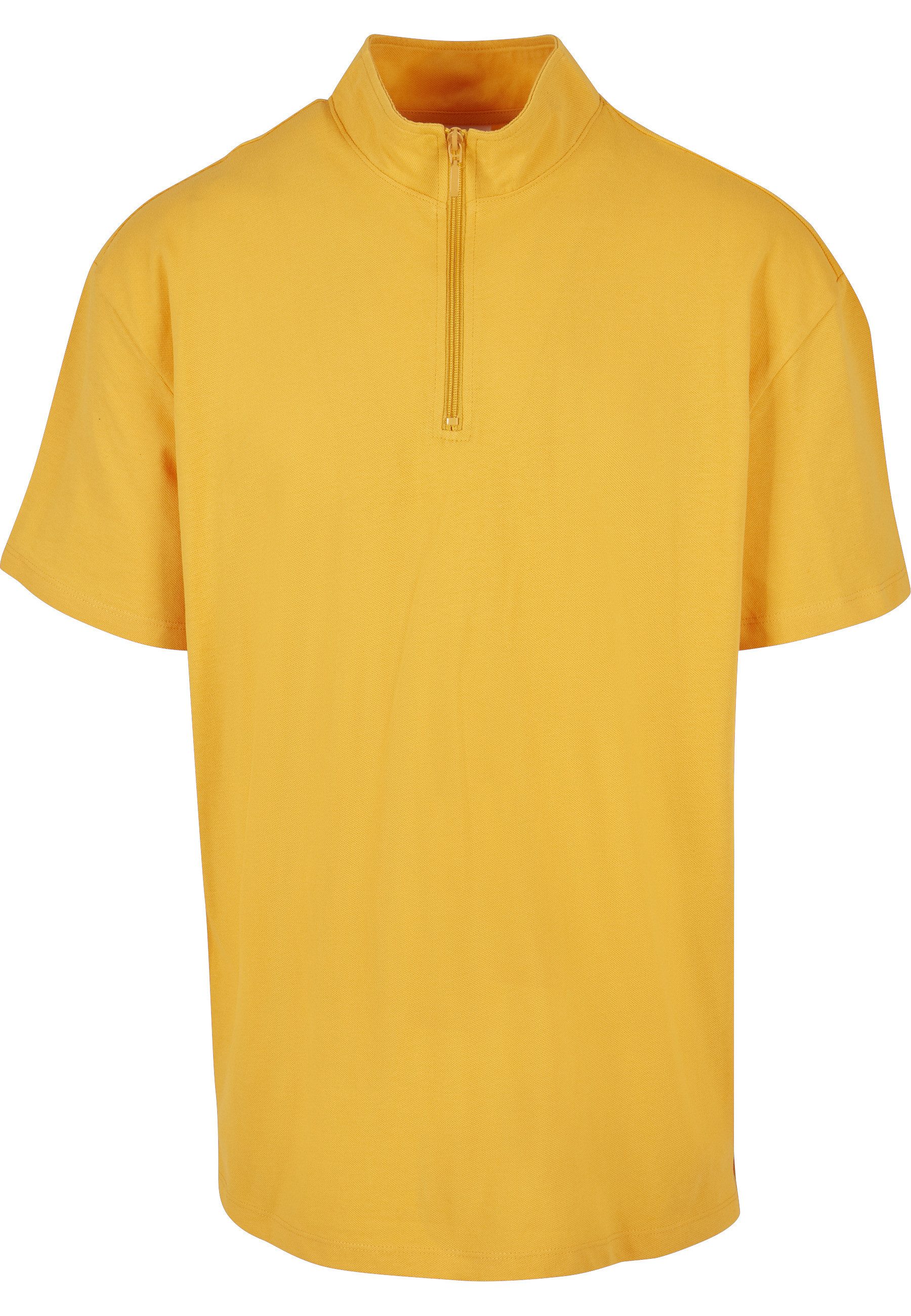 URBAN CLASSICS T-Shirt Urban Classics Herren Boxy Zip Pique Tee (1-tlg)