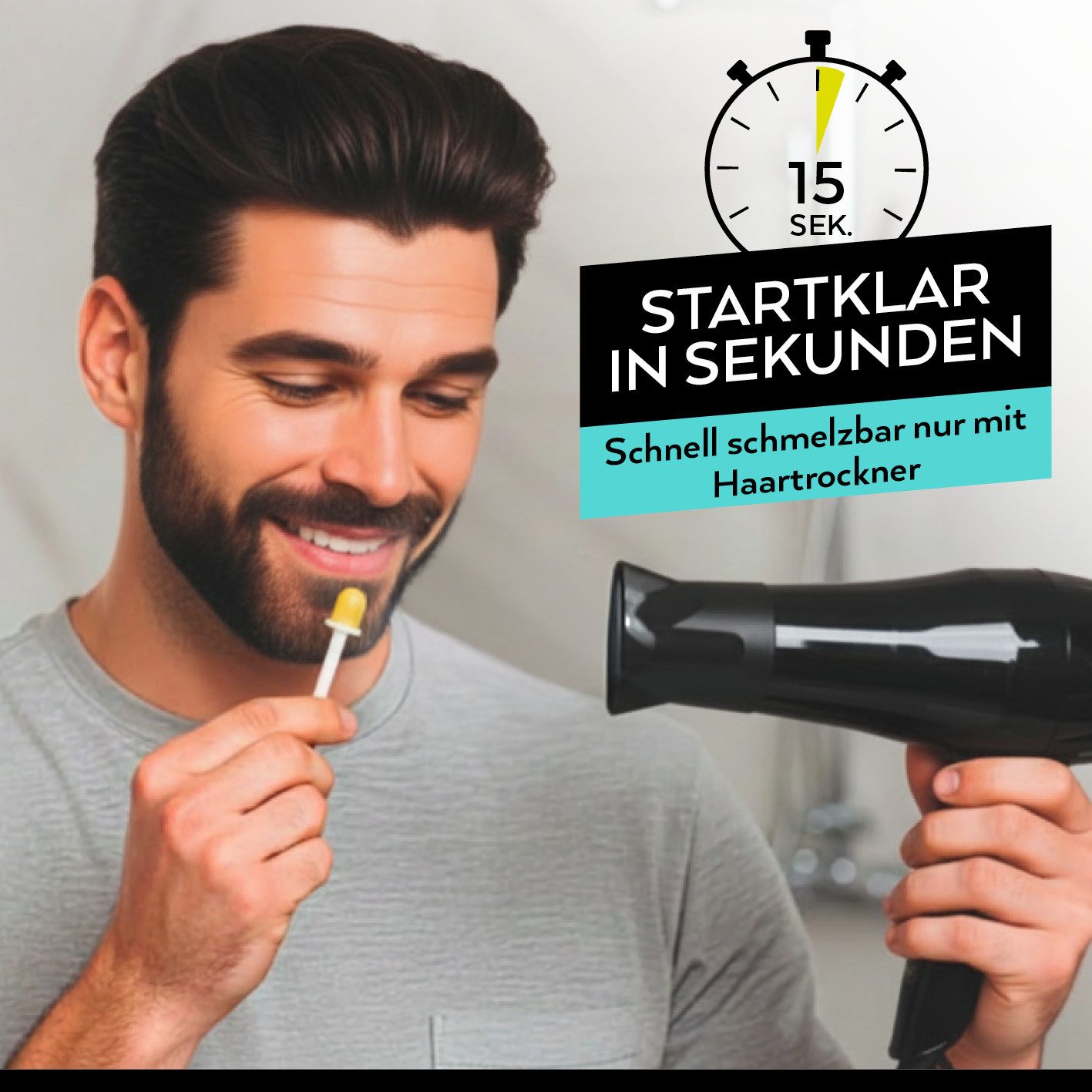 SMARTWAXX Warmwachs-Haarentferner 24 Wachs-Sticks zur Entfernung von Nasen- & Ohrenhaaren, 12-tlg., Hygienische und langanhaltende Art der Nasenhaarentfernung