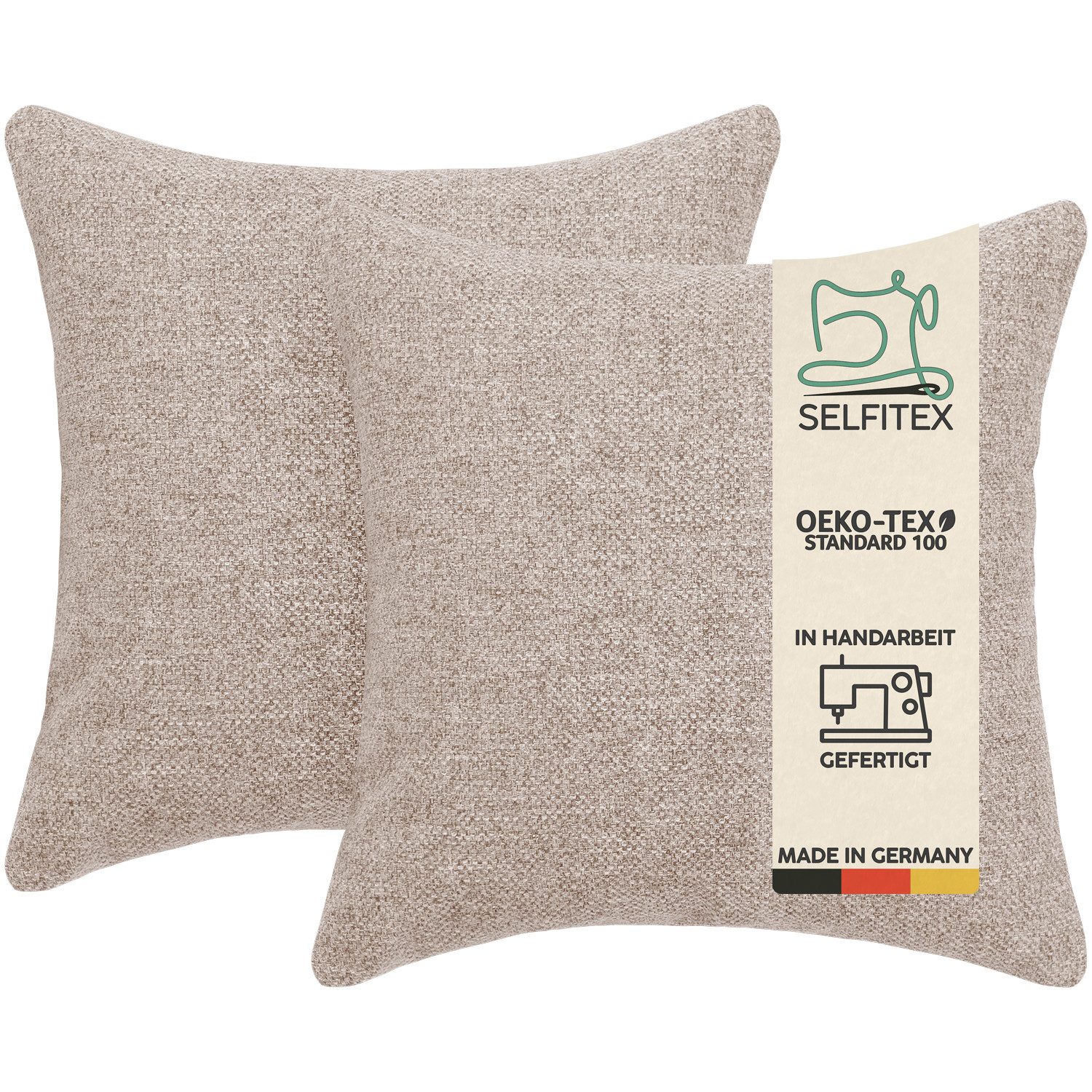 Selfitex Dekokissen 2er Set, 30x50/40x40/40x60/50x50 inkl. Füllkissen, Farb günstig online kaufen