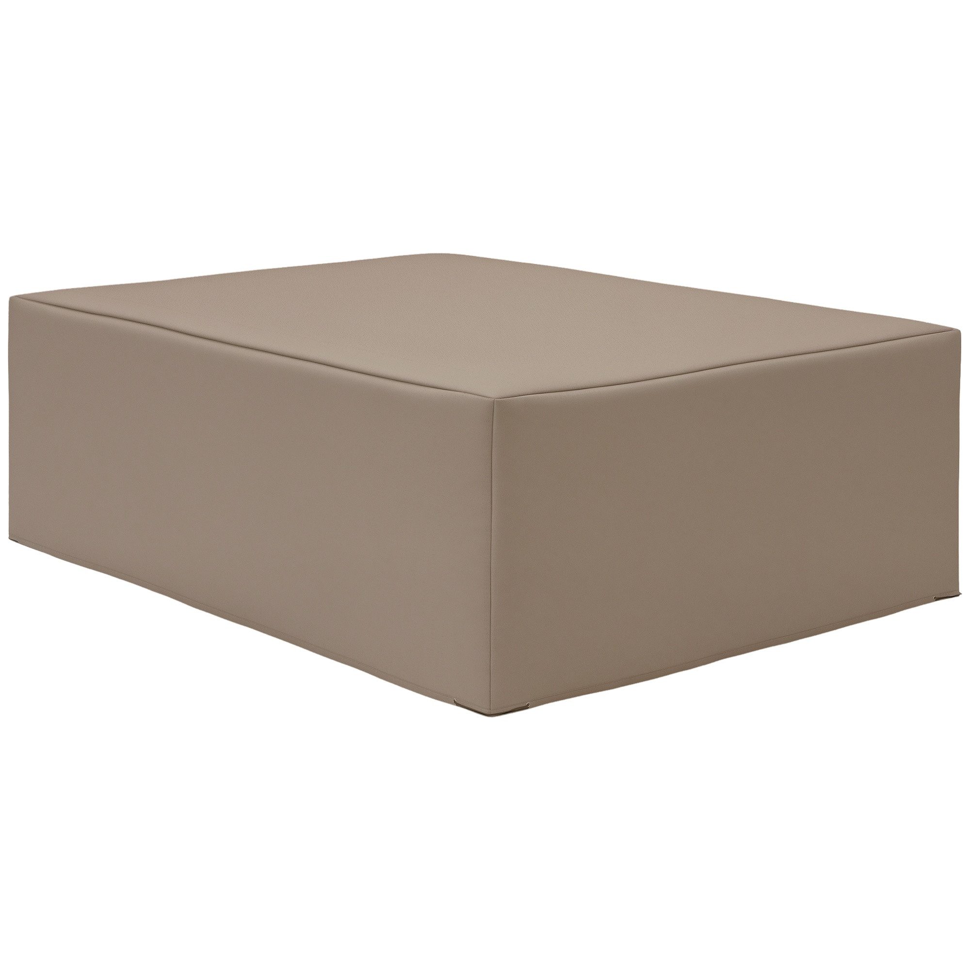 Outsunny Gartenmöbel-Schutzhülle Loungemöbel 600D Oxford Gewebe Abdeckhaube für Gartentisch (Abdeckung, 1-St., Abdeckplane), 275 x 205 x 90 cm Beige