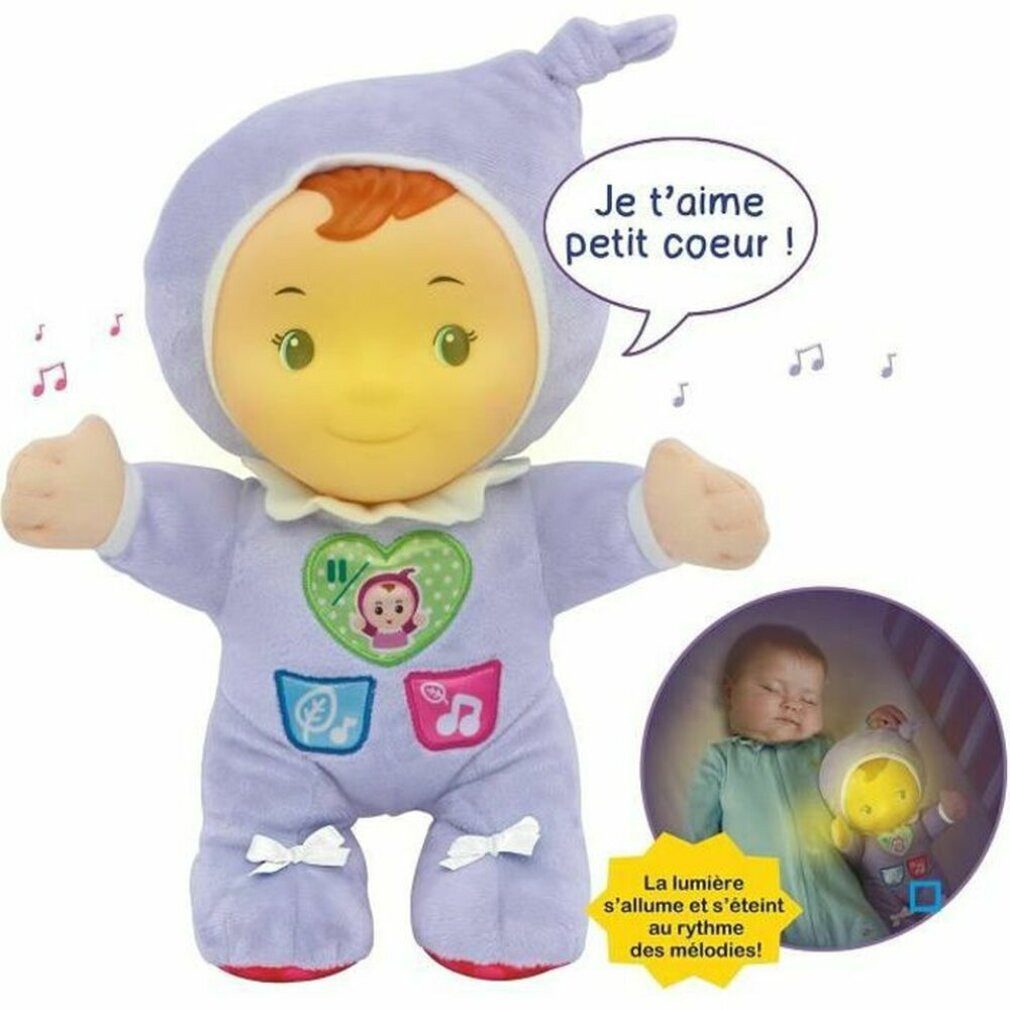 Babypuppe Plüschtier mit Klang Vtech Baby Louison, mon lumi poupon