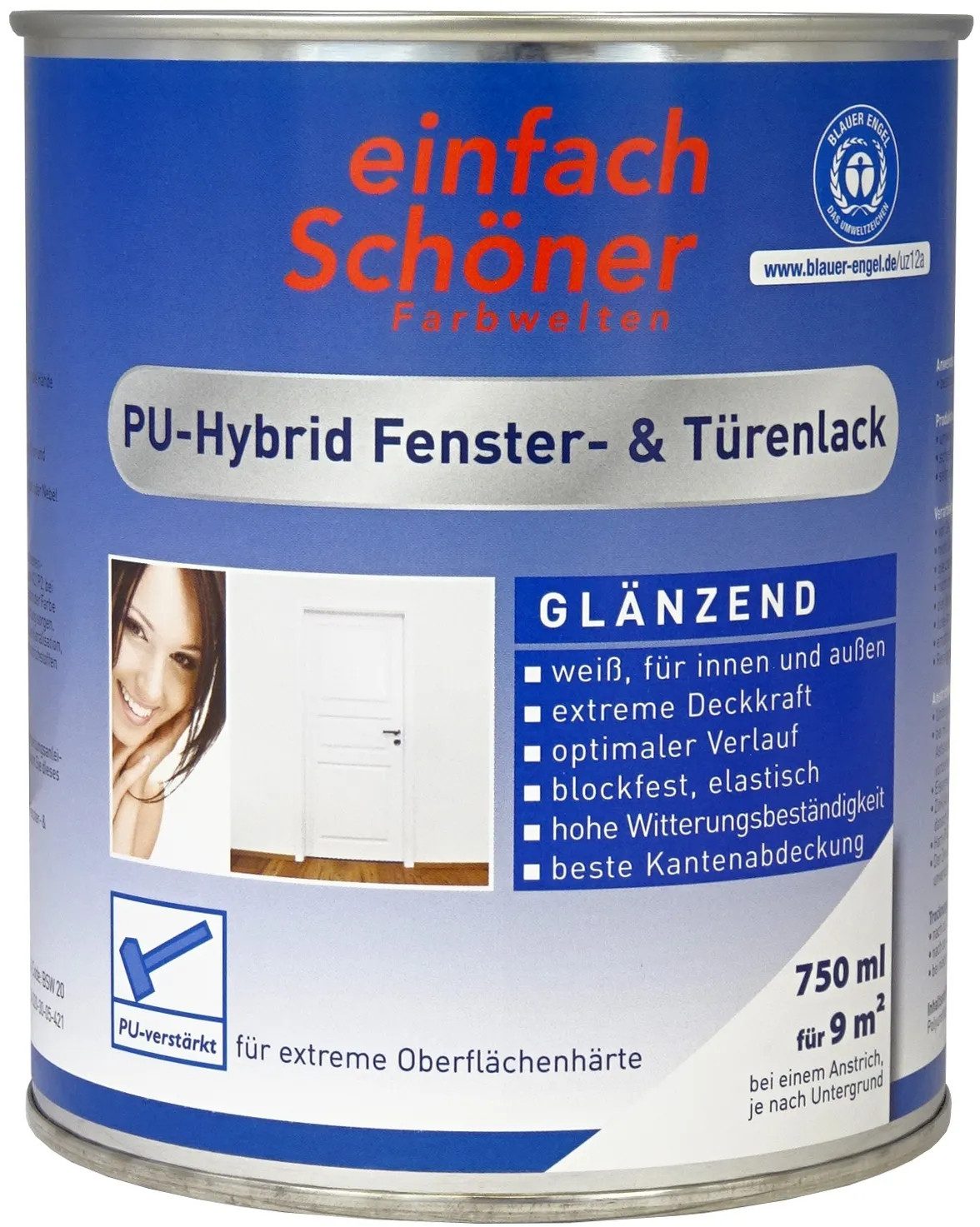 Wilckens Farben Tür- und Fensterlack einfach Schöner PU-Hybrid Fenster und Türenlack