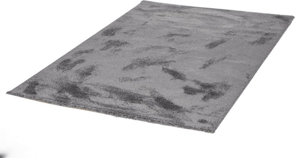 Teppich Blanche, Dekowe, rechteckig, Höhe: 20 mm, Kurzflor, Uni Farben,  leichter Glanz, weiche Qualität, Wohnzimmer