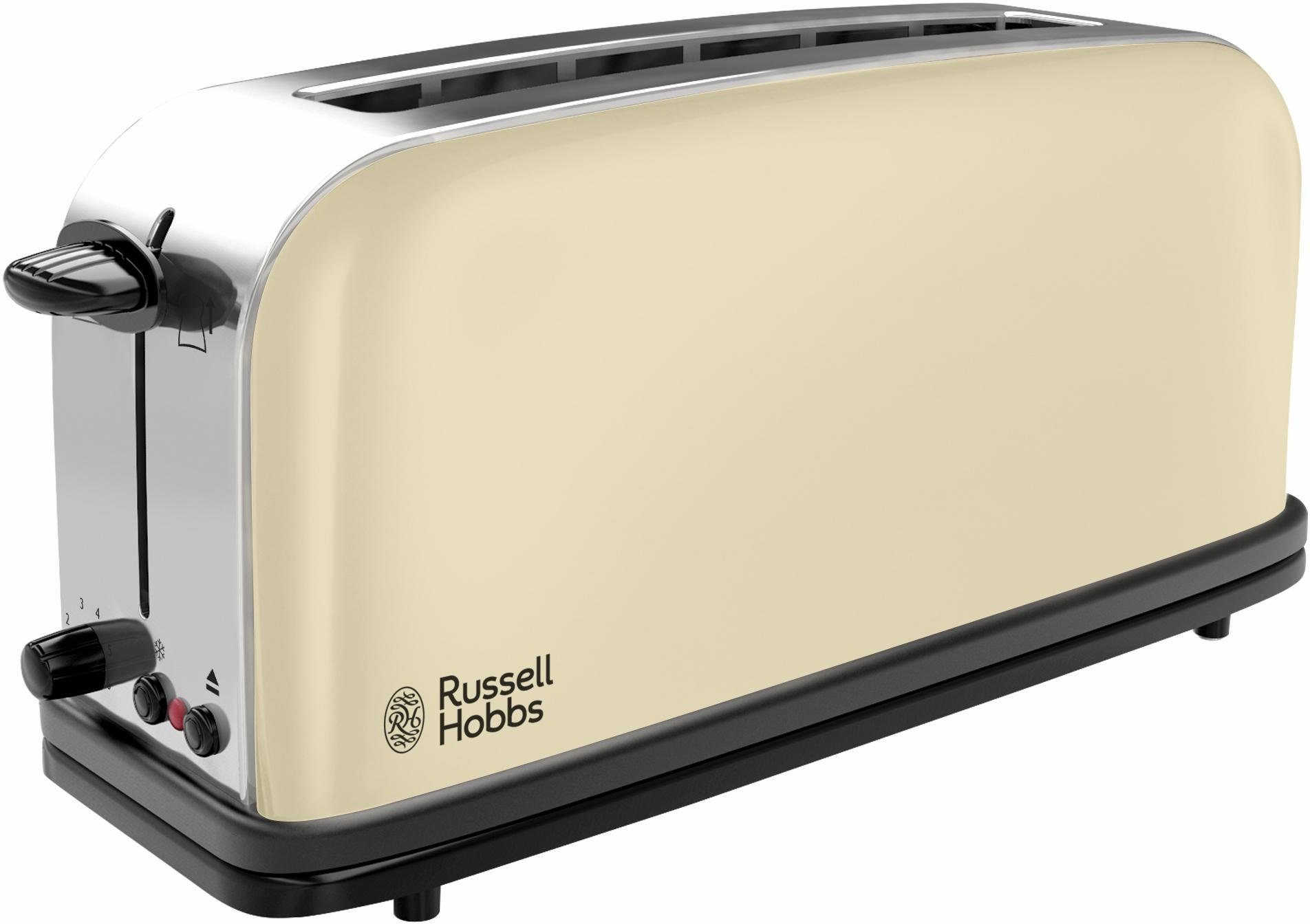 RUSSELL HOBBS Toaster Colours Plus+ Classic Cream 21395-56, 1 langer Schlitz, 1000 W
