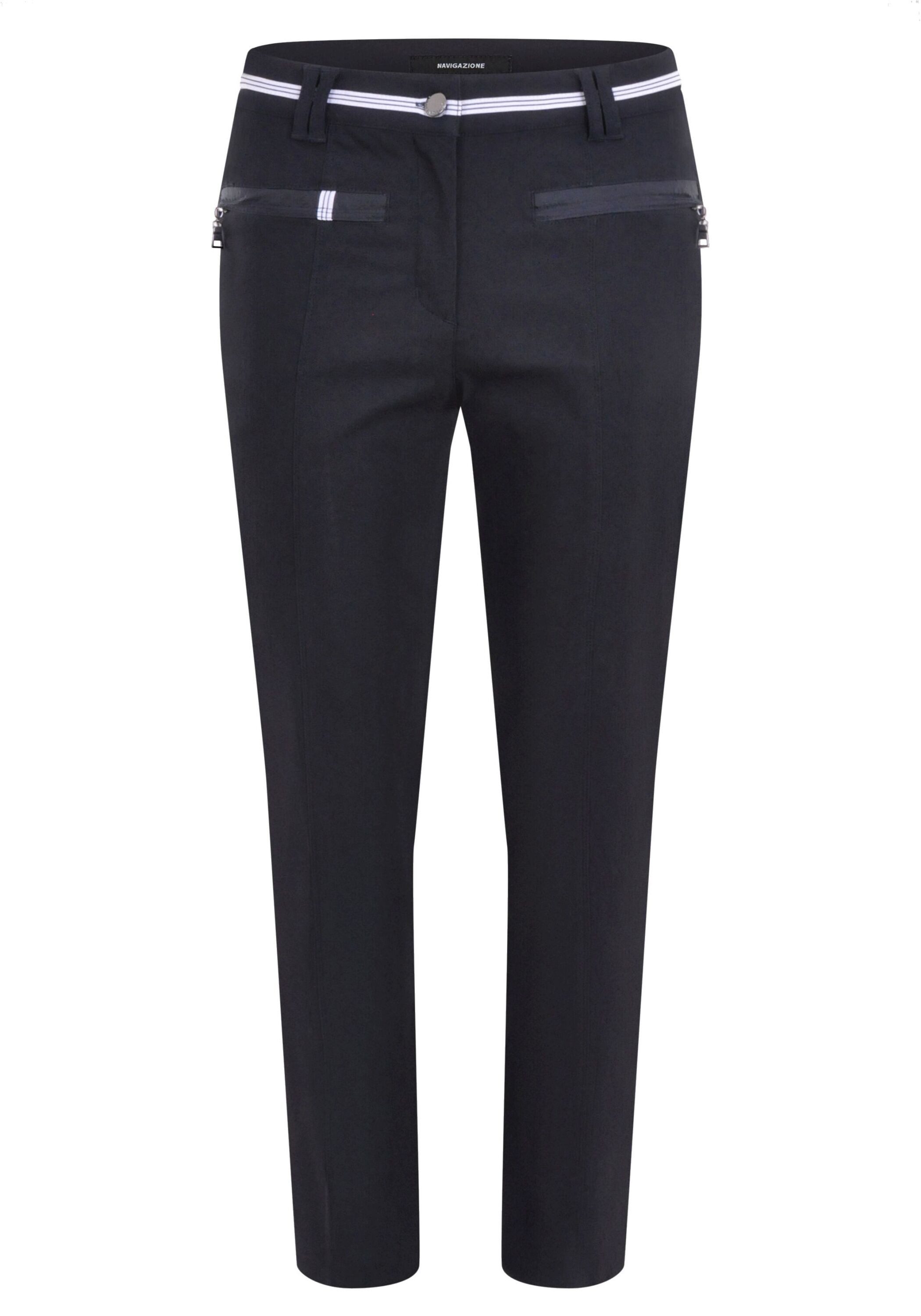NAVIGAZIONE Stoffhose mit angerauter Innenseite günstig online kaufen