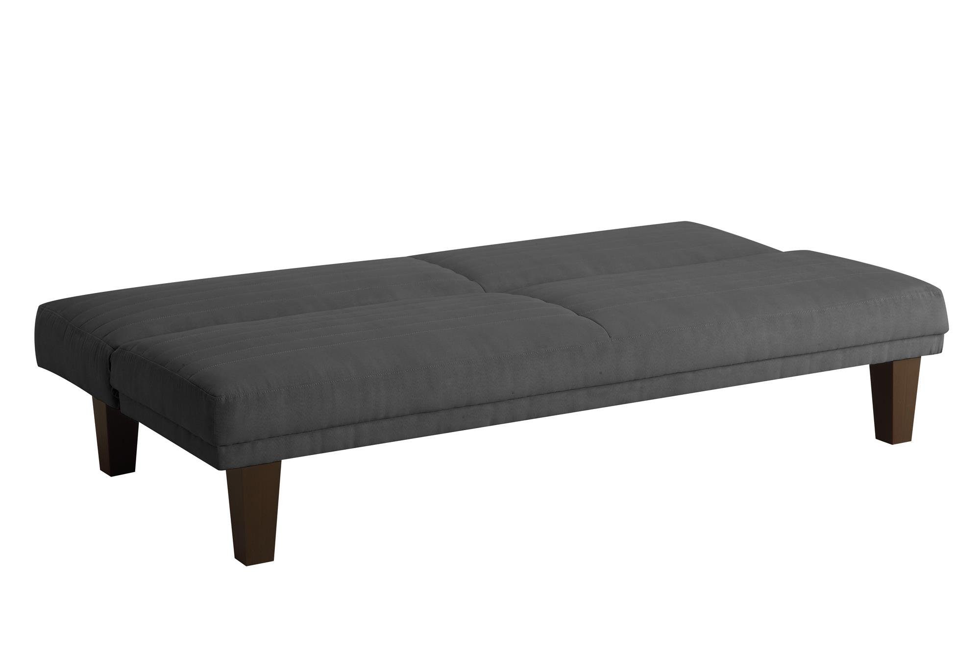 Schlafsofa Futonbett, loft24 Dillan, Microfaser aus Bezug