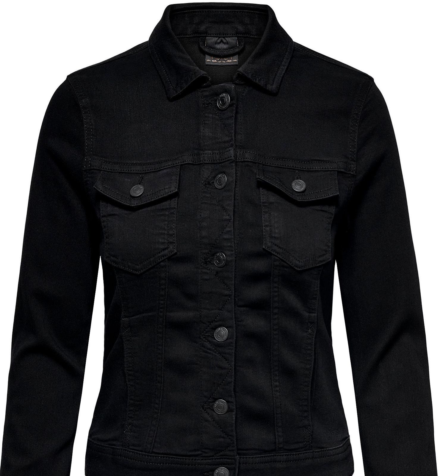 ONLY Jeansjacke ONLWonder Taillierte Jeansjacke, Umlegekragen, Knopfleiste – Bild 3 von 3