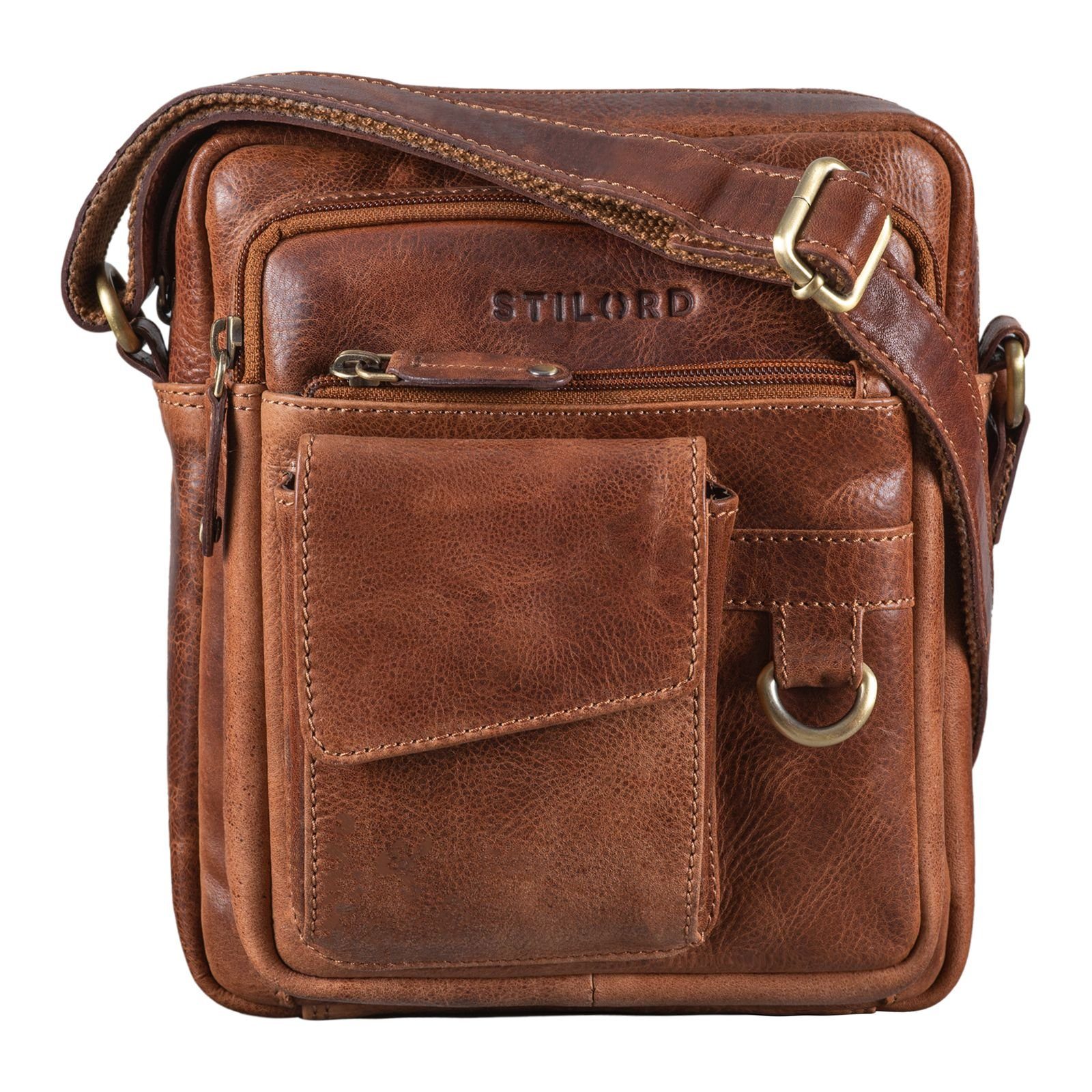 STILORD Schultertasche "Ryan" Crossbody Tasche Herren Leder günstig online kaufen
