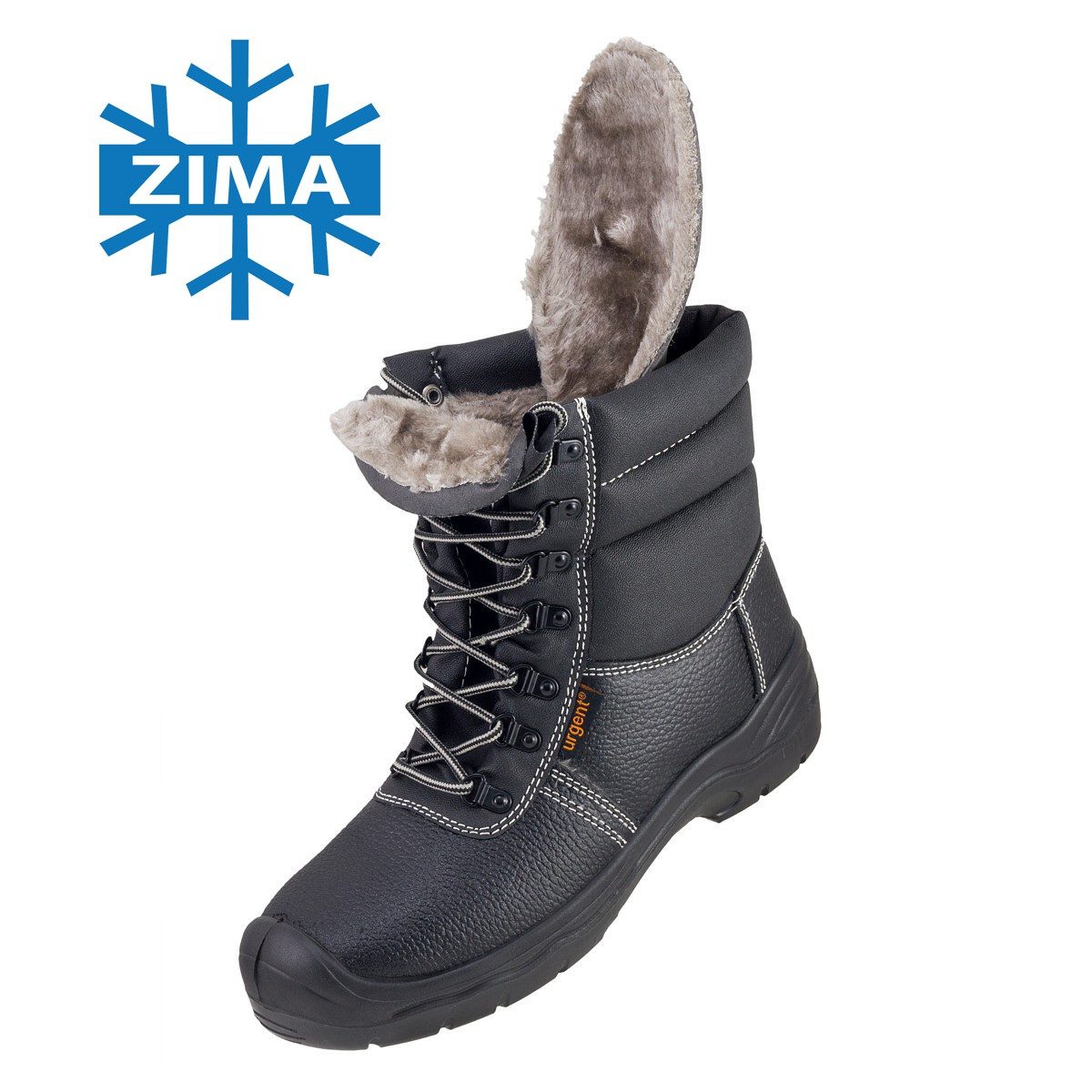 Urgent Winterschuhe Arbeitsschuhe Warm Gepolstert OHNE Stahlkappe Arbeitsschuh