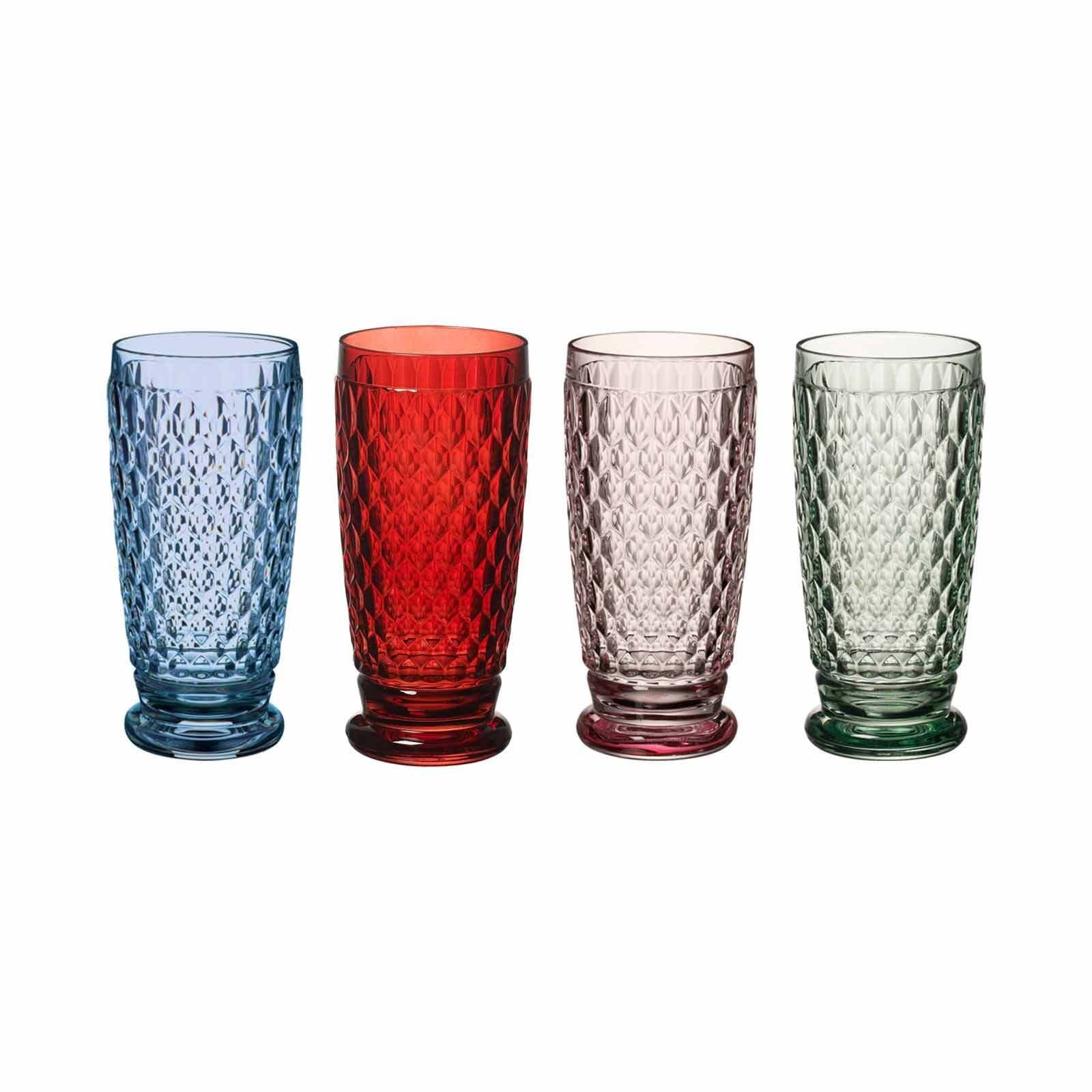 Villeroy & Boch Longdrinkglas Boston Coloured Келихи для лонгдрінку 400 ml 4er Set, Glas