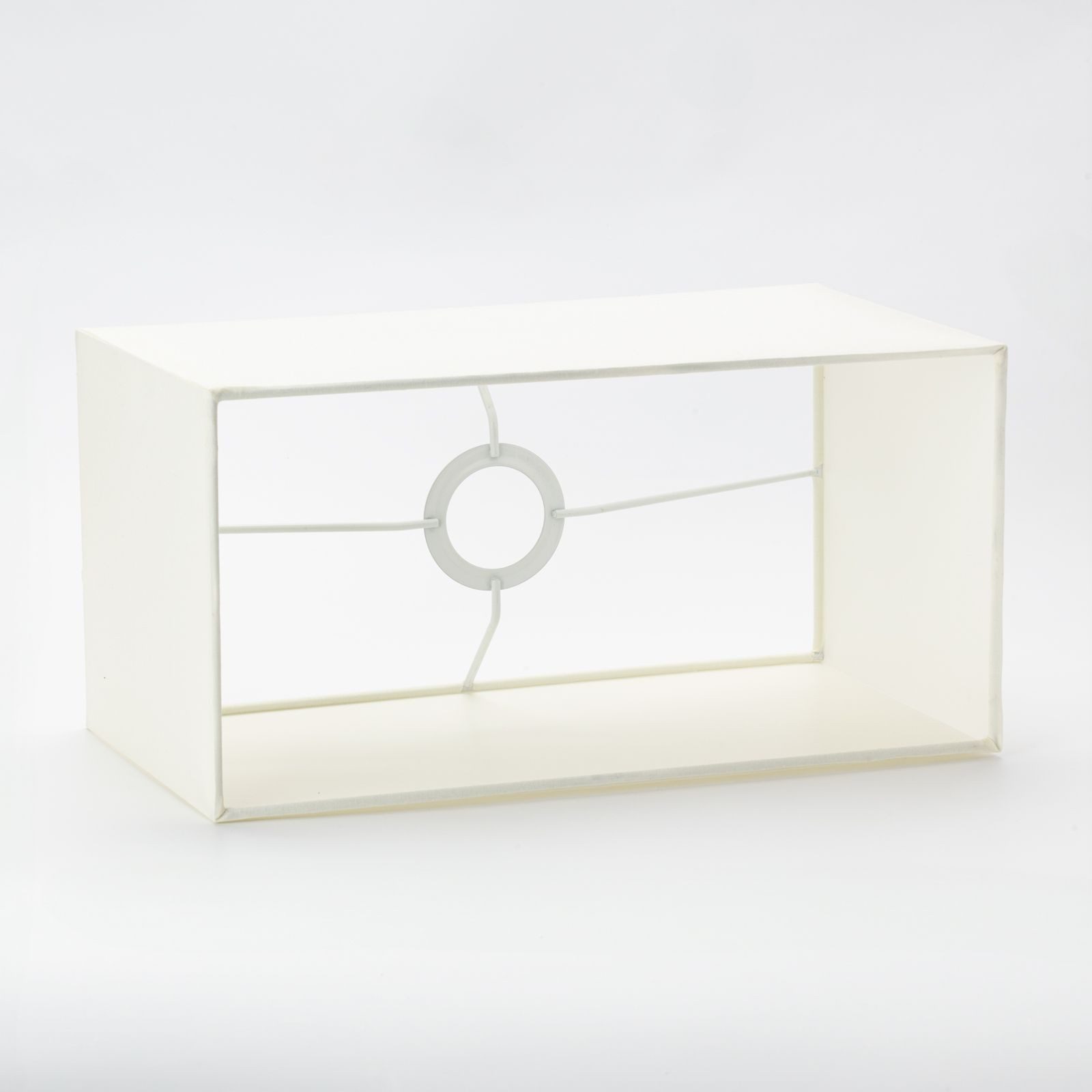 Orion Leuchten Lampenschirm Rechteckiger Lampenschirm 32 x 16 x 18 cm creme – Bild 2 von 4