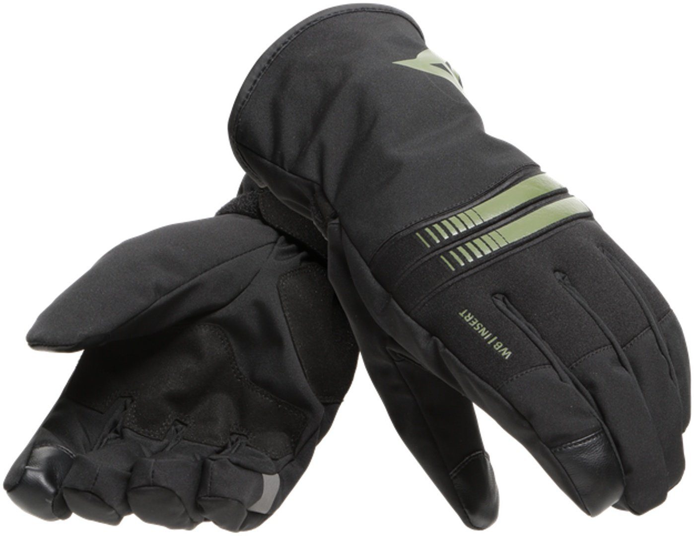 Plaza D-Dry 3 Handschuhe Black/Green Motorrad Motorradhandschuhe Dainese