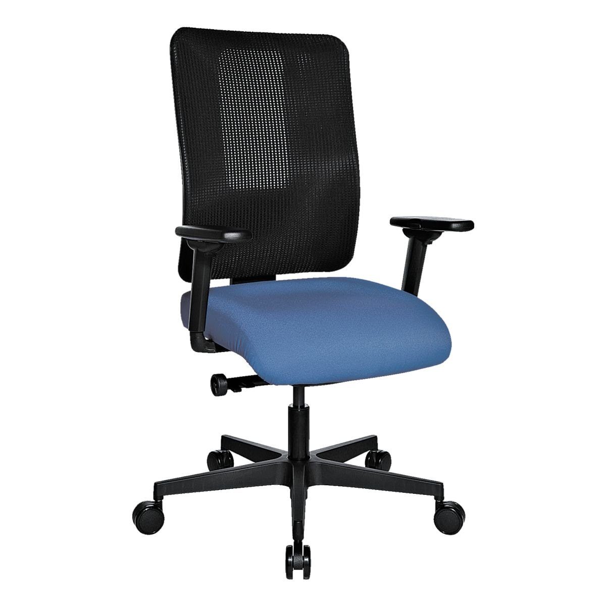 TOPSTAR Schreibtischstuhl Open X (N) Sitness, mit Body Balance Tec, (ohne Armlehnen) blau