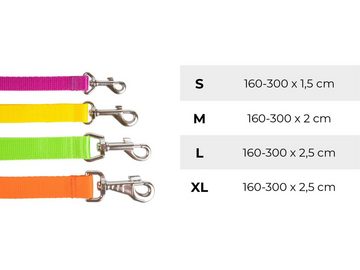 amiplay Hundeleine Verstellbare Hundeleine Easy Fix SAMBA, farbenfrohe Designs
