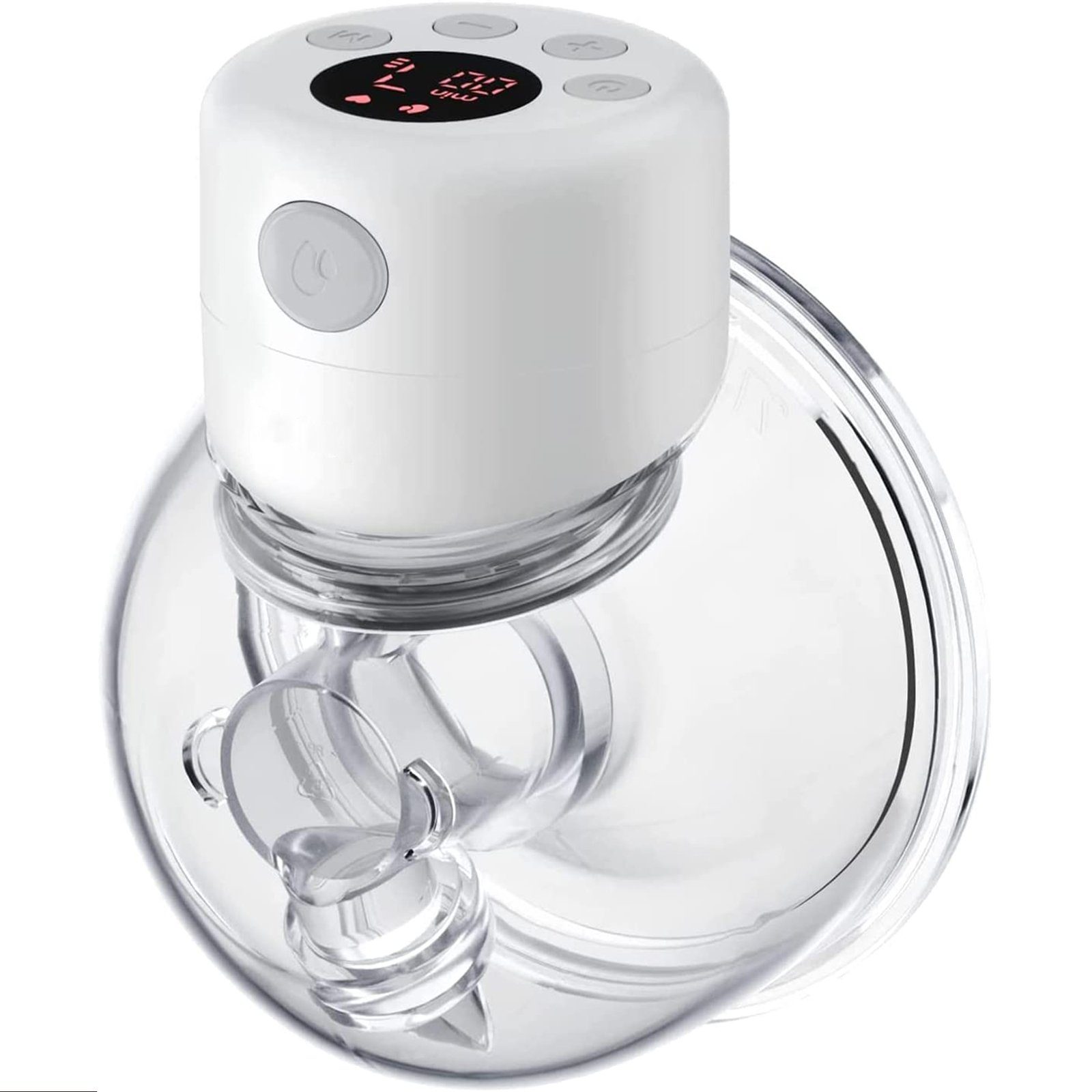 Aoucheni Elektrische Milchpumpe Tragbare 180 ml Milchpumpe freihändig, Babyflasche S12*1, elektrische set, Milchpumpe Elektrisch Milchpumpe