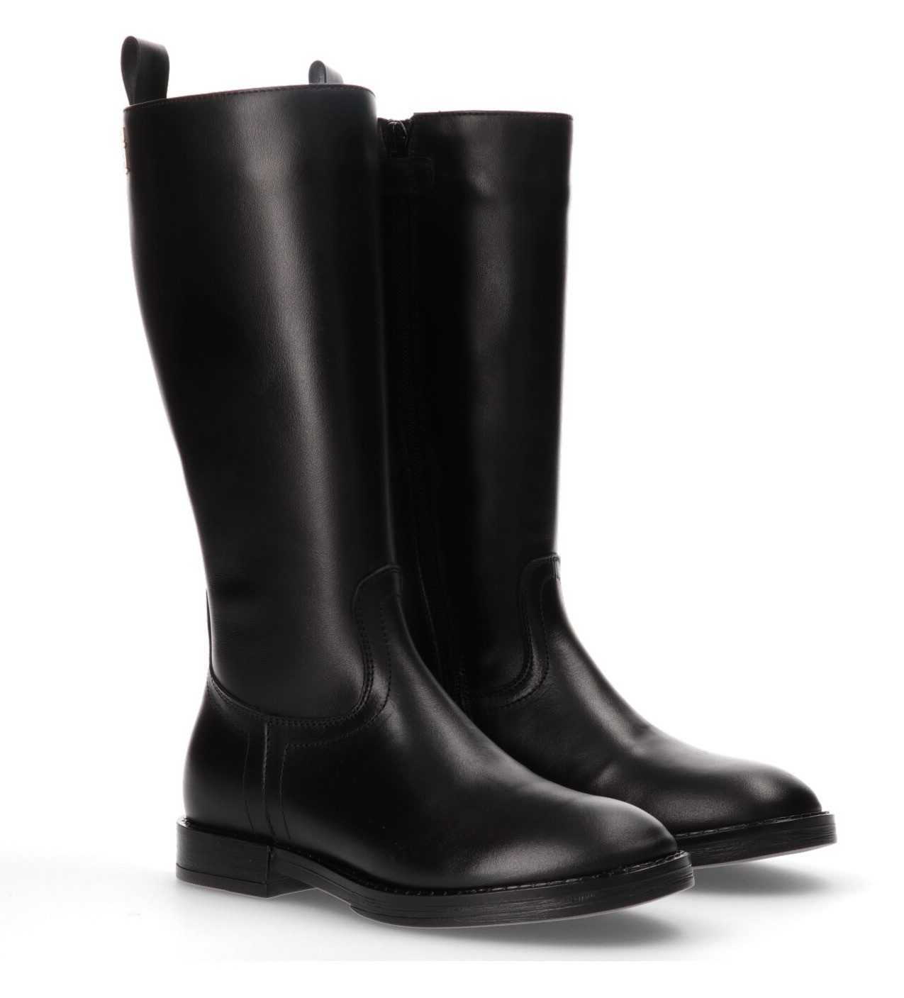 Tommy Hilfiger Stiefel Langschaftstiefel, Festtagsschuh im Reiterstiefel-Look
