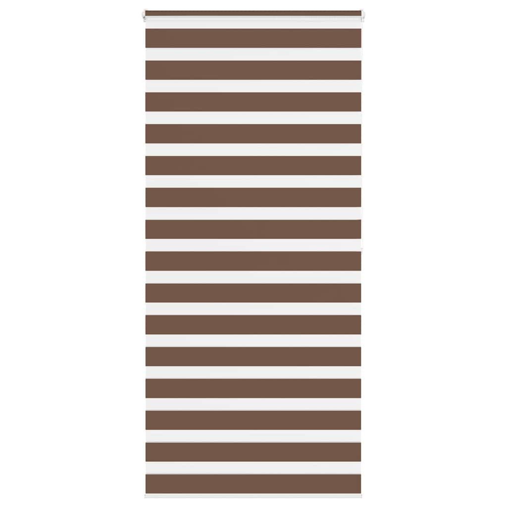 Rollo Doppelrollo Braun 105x200 cm Stoffbreite 100,9 cm Polyester, vidaXL