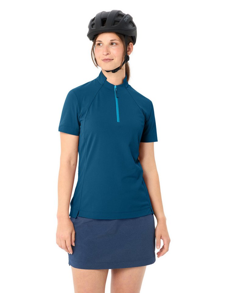 VAUDE Radtrikot Women's Adlux HZ Shirt für Radfahren, für Erwachsene, sportliche Passform