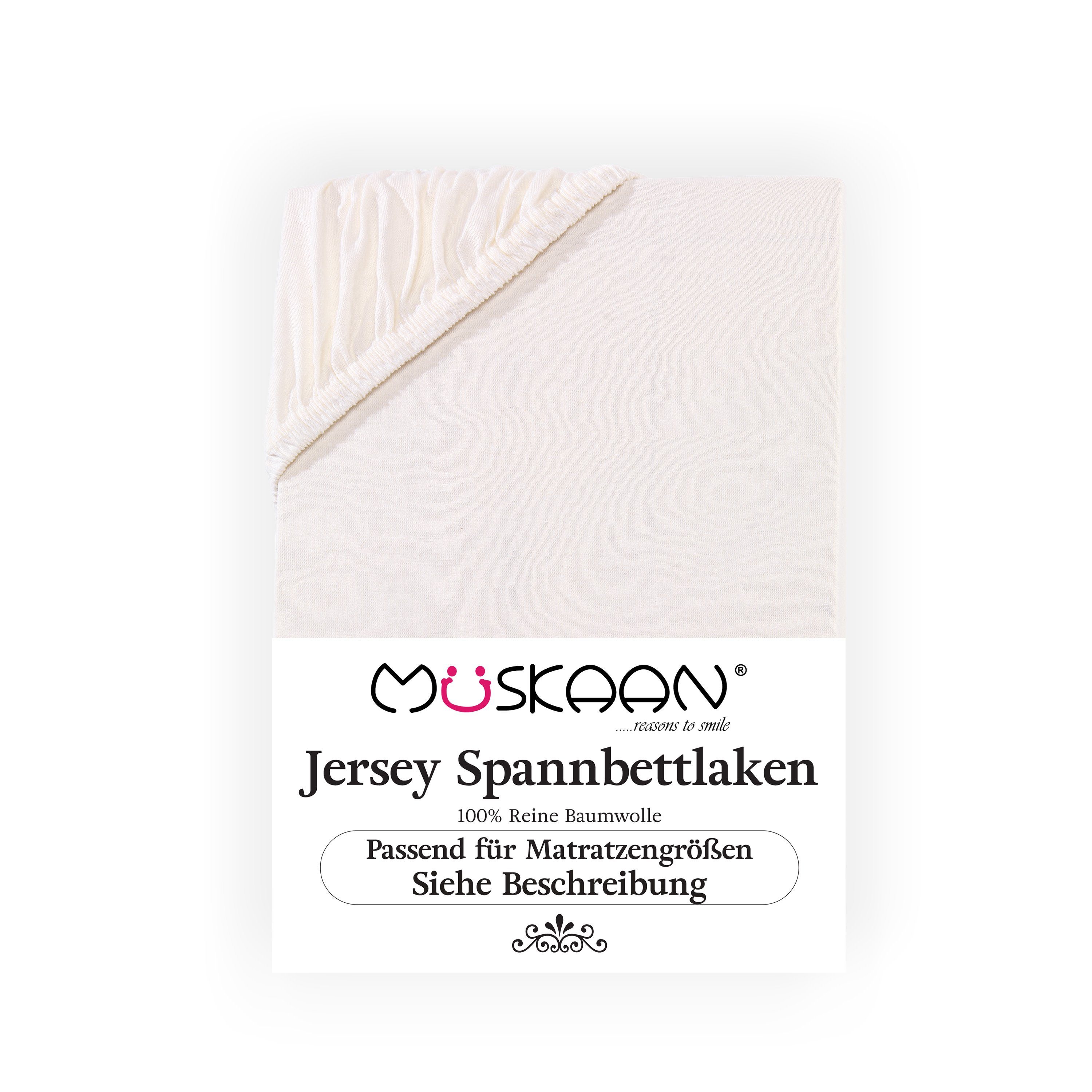 Müskaan Spannbettlaken 180x200 - 200x220 Boxspringbett günstig online kaufen