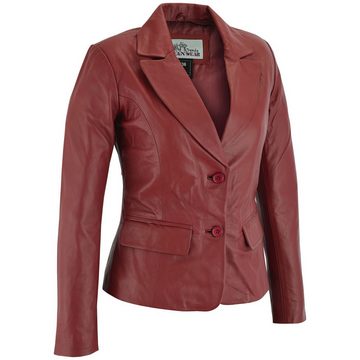 German Wear Lederblazer Trend422J Damen Lederblazer Lederjacke Blazer echtleder Jacke Lammnappa Leder