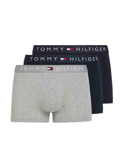 Tommy Hilfiger Underwear Trunk 3P TRUNK WB (Packung, 3-St., 3er) mit Tommy Hilfiger Logo-Elastikbund