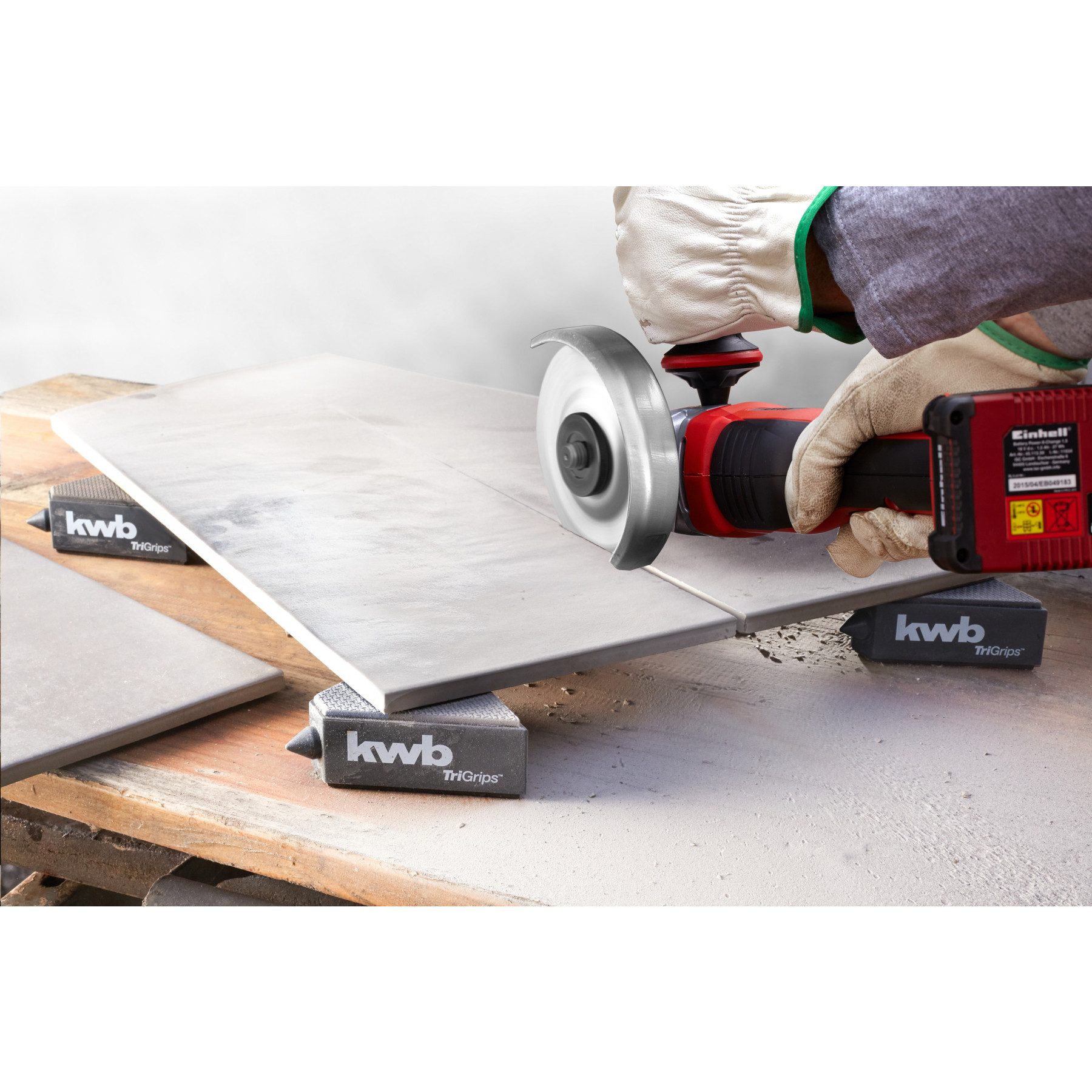 kwb Schneideunterlage KWB Werkstückunterlage TriGrips, 785800, 4 Stück