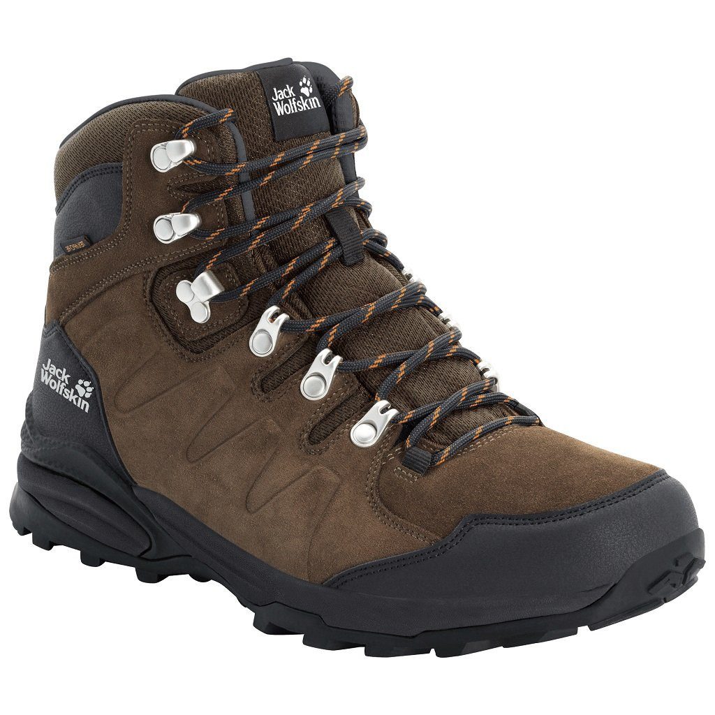 Jack Wolfskin Refugio Mid Texapore (Veloursleder, wasserdicht) braun Herren günstig online kaufen