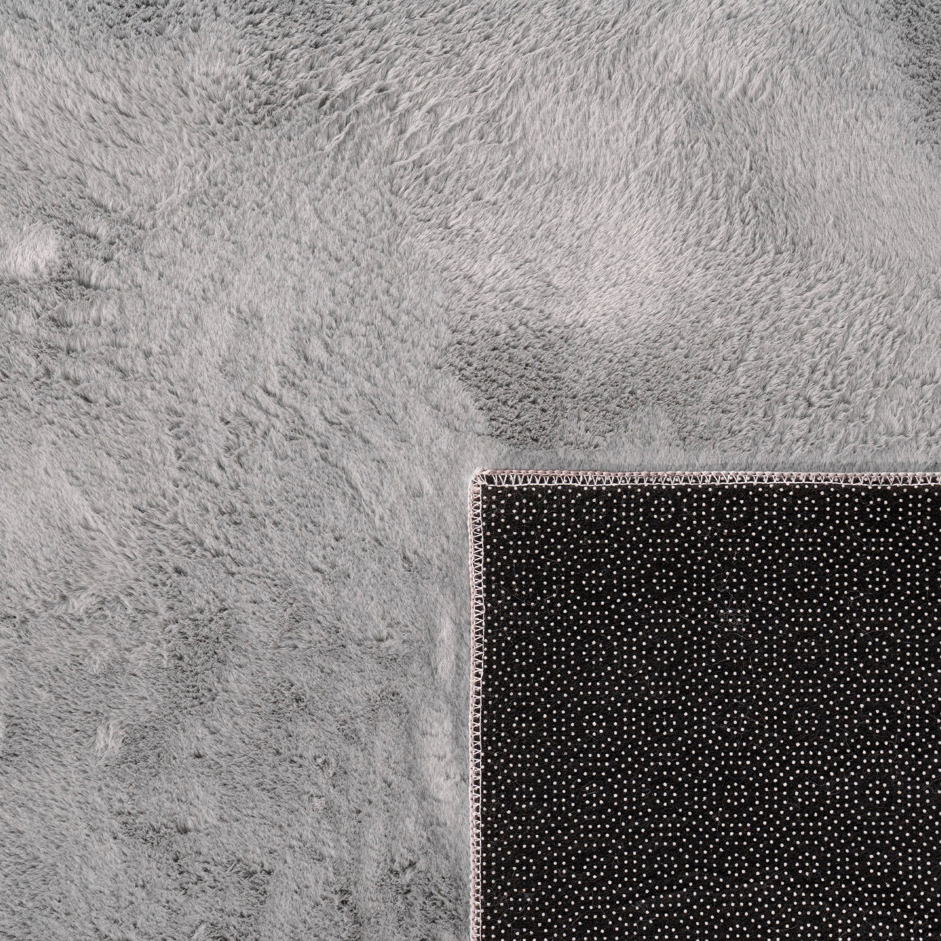 Paco Home Fellteppich Kunstfell Soft 380, rechteckig, Höhe: 14 mm, Langflor, Kuschelteppich - besonders weich, Uni-Farben